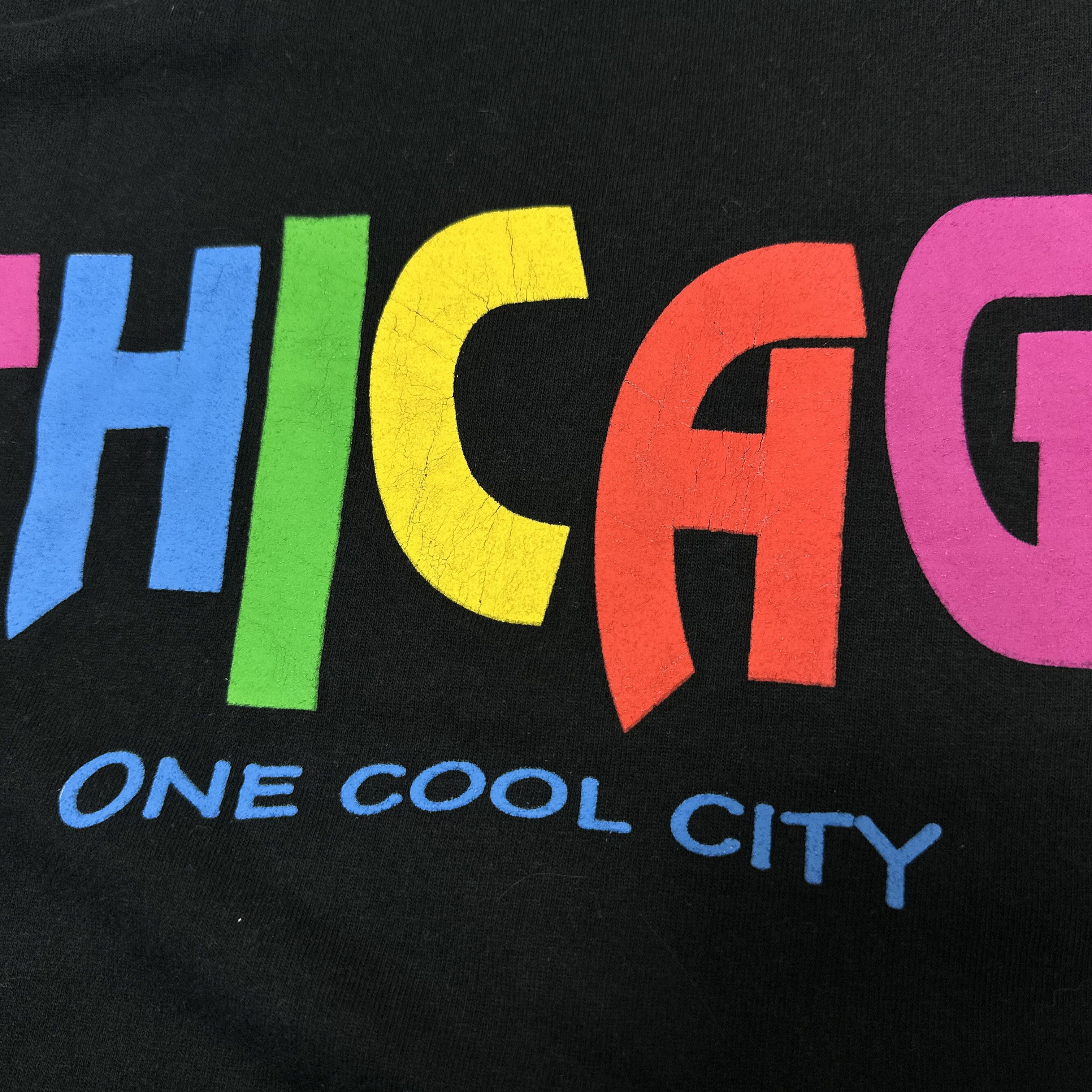Vintage Vintage Casual Streetwear Chicago Printed T-shirt Y2K Size M / US 6-8 / IT 42-44 - 3 Thumbnail