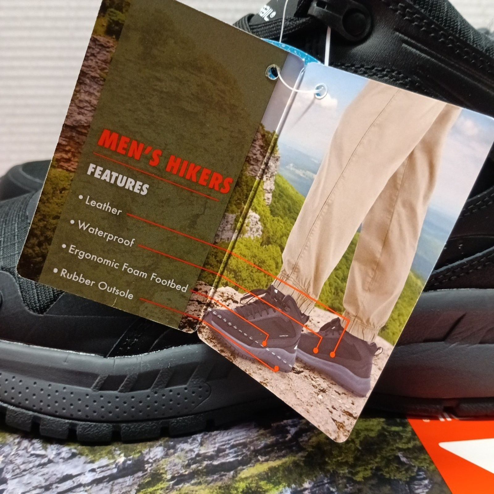 Other Men’s size 6 Ozark Trail Tech Hiker Waterproof Boots Black Size US 6 / EU 39 - 4 Thumbnail