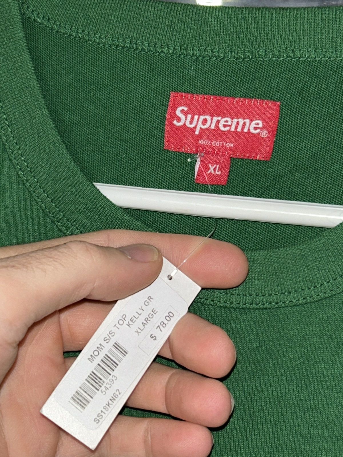 Supreme Supreme Mom SS Top Kelly Green SS17 NEW WITH TAGS Size US XL / EU 56 / 4 - 4 Thumbnail