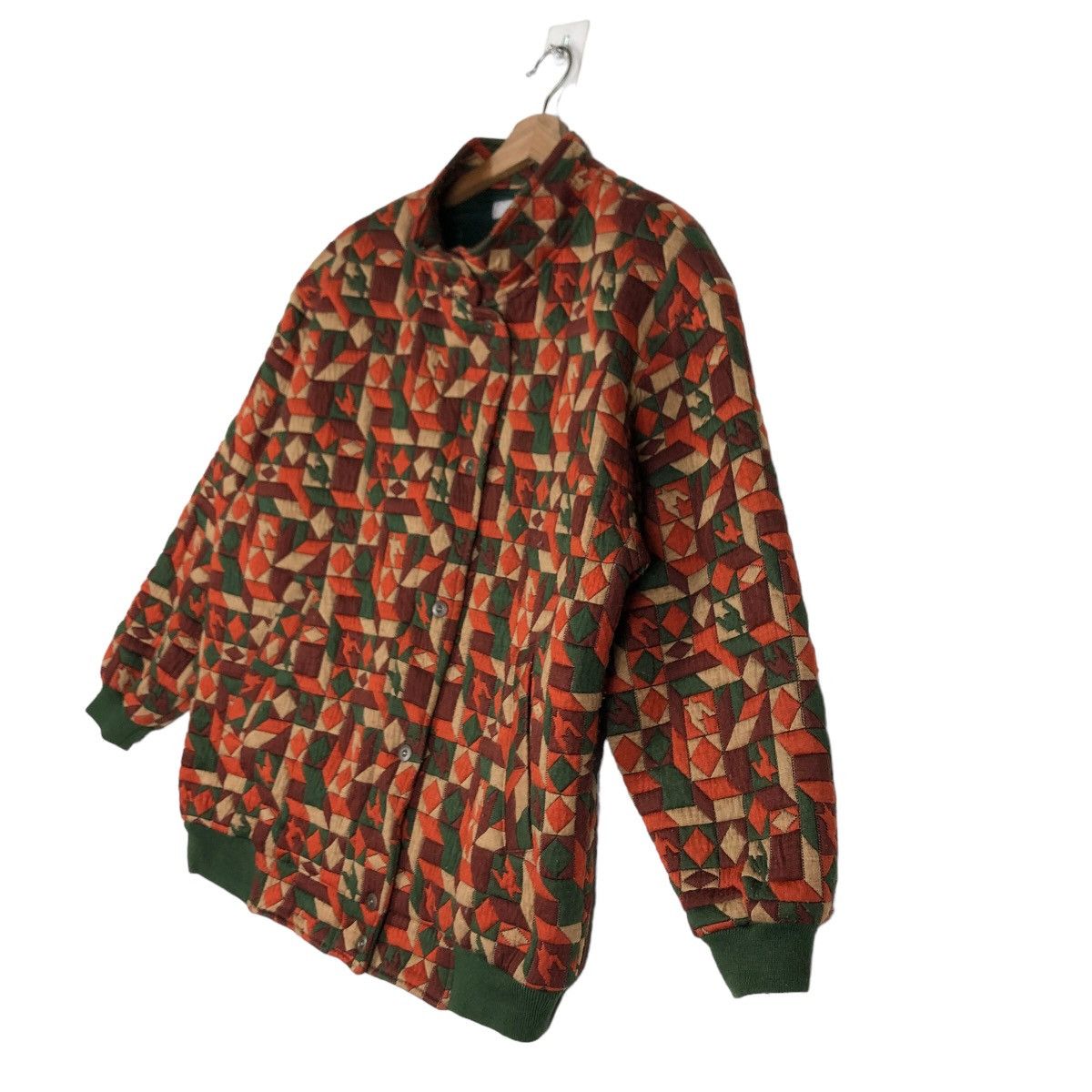 Japanese Brand 🔥90’s Bomber Jacket Quilted Tartan Design Charger Japan Size US M / EU 48-50 / 2 - 2 Thumbnail