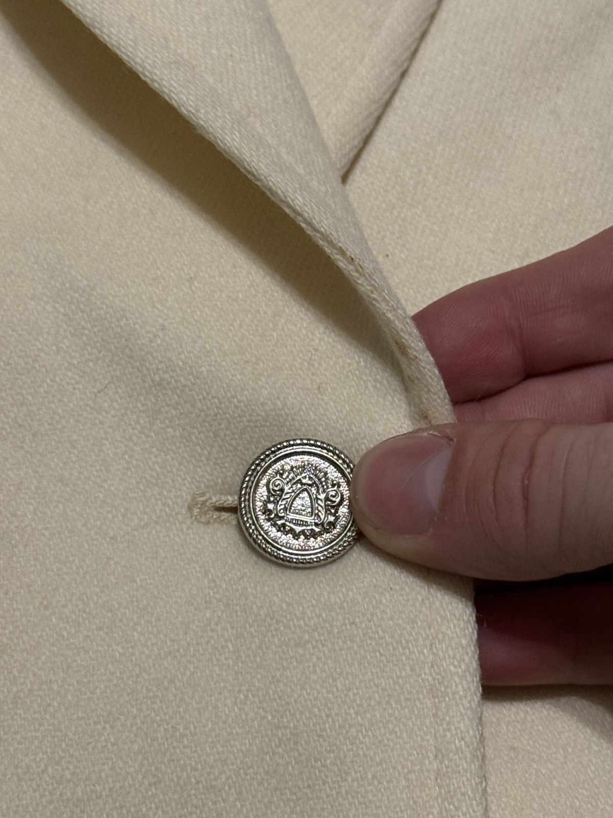 Pendleton Vintage Pendleton Wool Blazer Cream Crest Petite 14 Jacket Size XL / US 12-14 / IT 48-50 - 5 Thumbnail