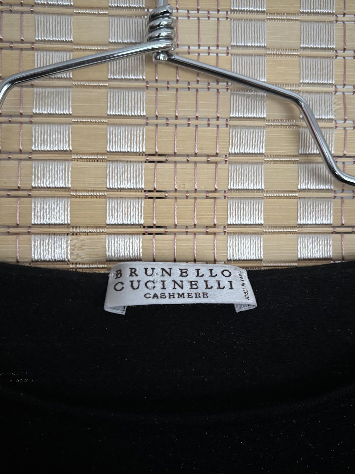 Brunello Cucinelli Brunello Cucinelli Cashmere Bateau Black Sweater size XS Size XS / US 0-2 / IT 36-38 - 3 Thumbnail