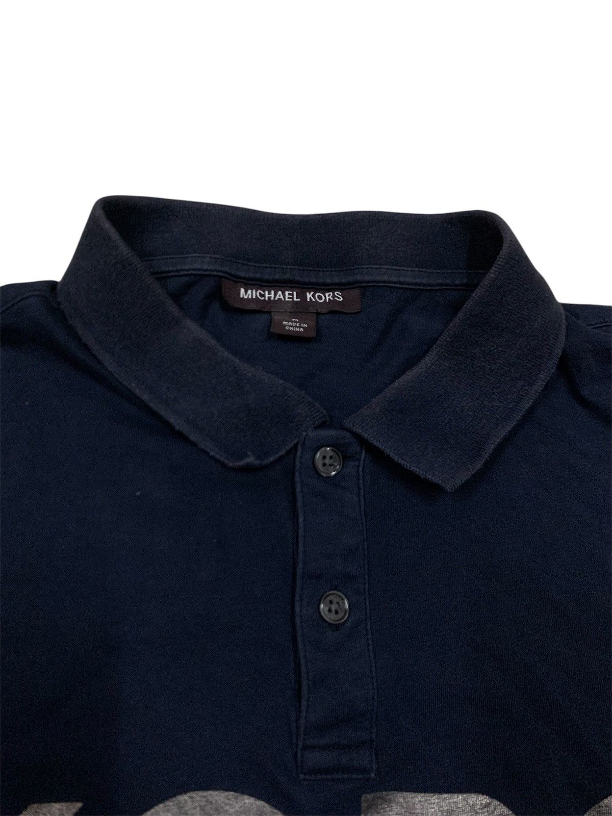 Michael Kors Michael Kors Big Logo Polo Size US L / EU 52-54 / 3 - 3 Thumbnail