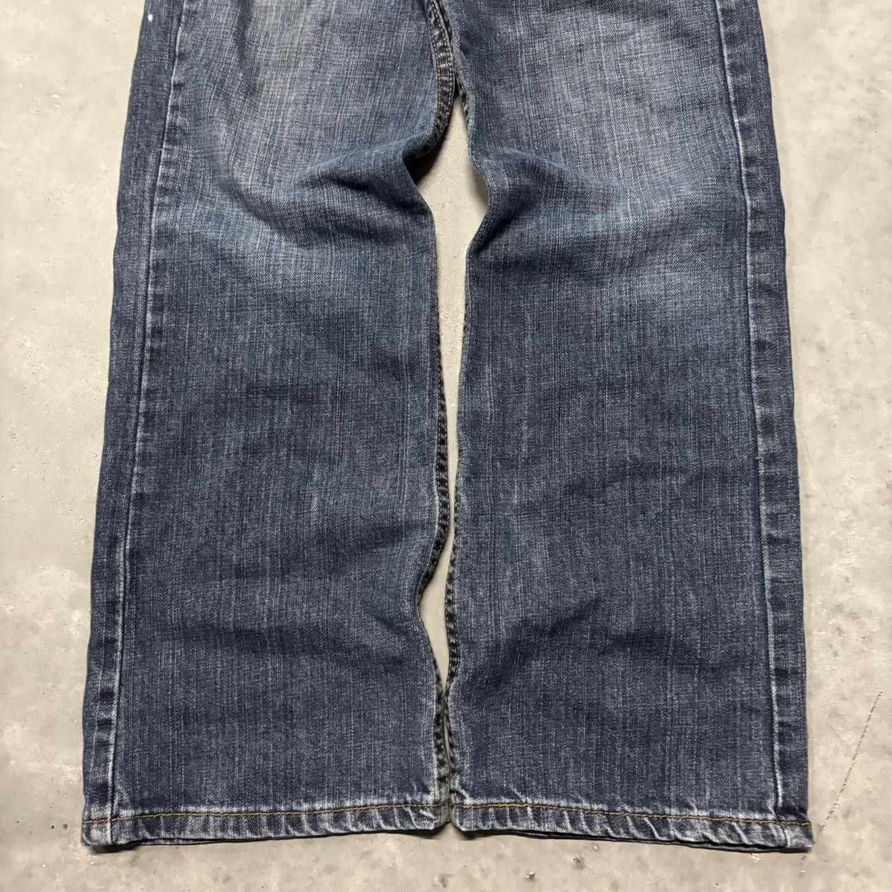 Levi's × Vintage Crazy Vintage Y2K/2000s Grunge Dark Wash Levi’s Denim Jeans! Size US 32 / EU 48 - 6 Thumbnail