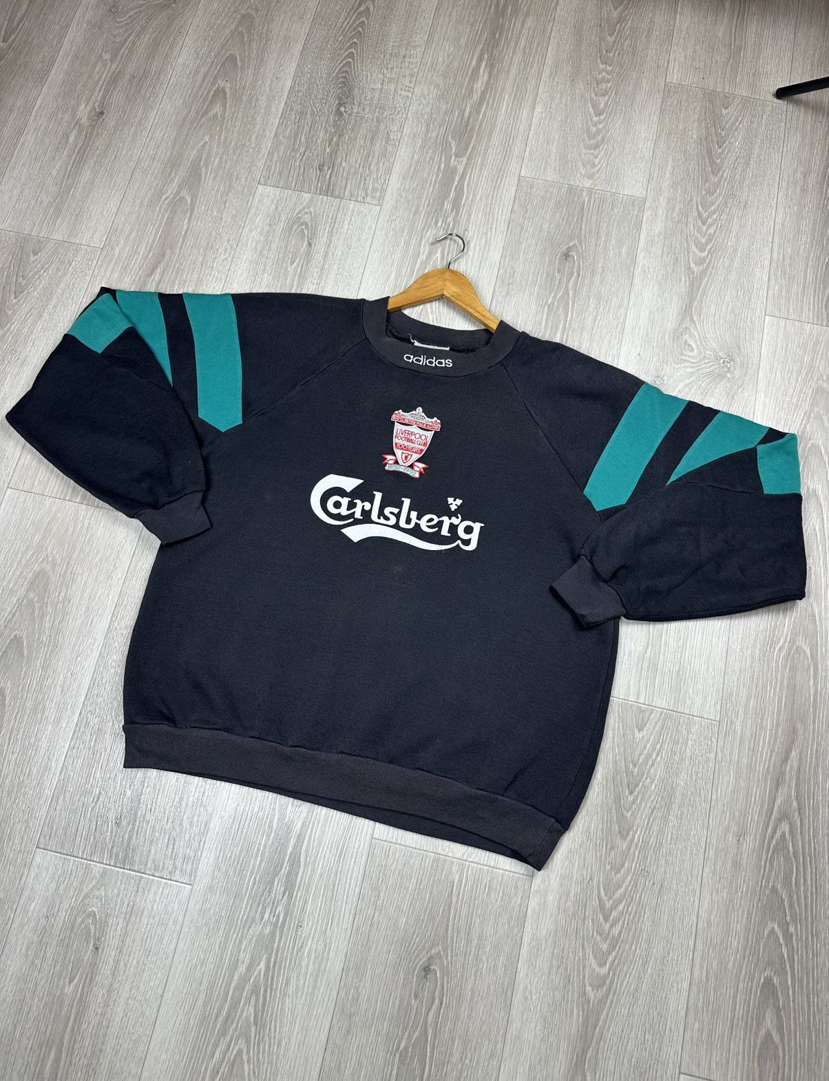 Adidas Vintage Adidas Liverpool 1992 Sweatshirt Size US XL / EU 56 / 4 - 3 Thumbnail