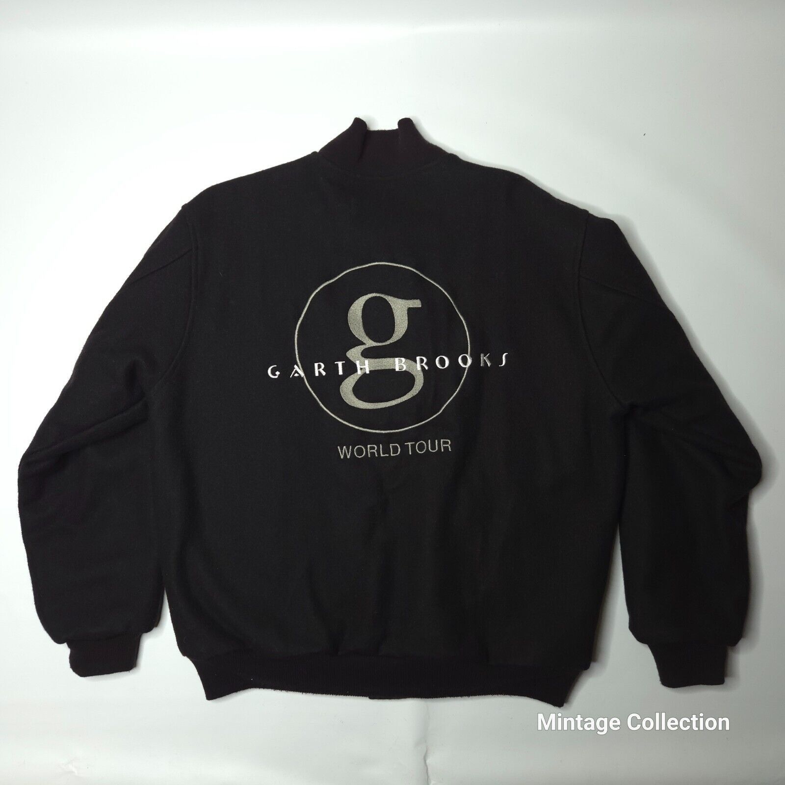 Auburn Sportswear VINTAGE GARTH BROOKS WORLD TOUR BOMBER JACKET MADE IN USA L Size US L / EU 52-54 / 3 - 7 Thumbnail