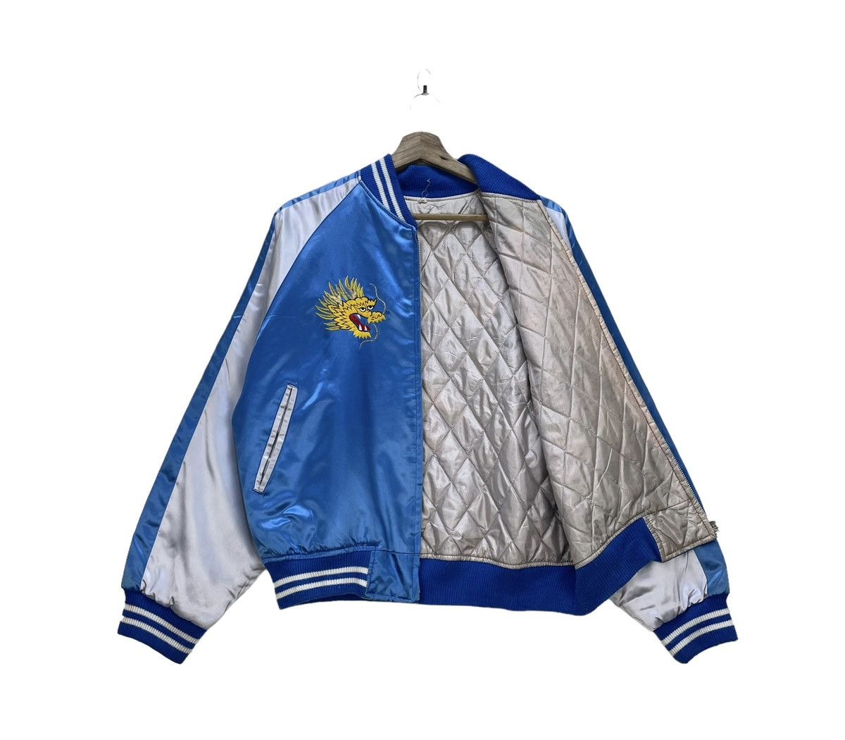 Japanese Brand 🔥Vintage Japanese Brand Sukajan Double Embroidered Dragon Size US M / EU 48-50 / 2 - 3 Thumbnail