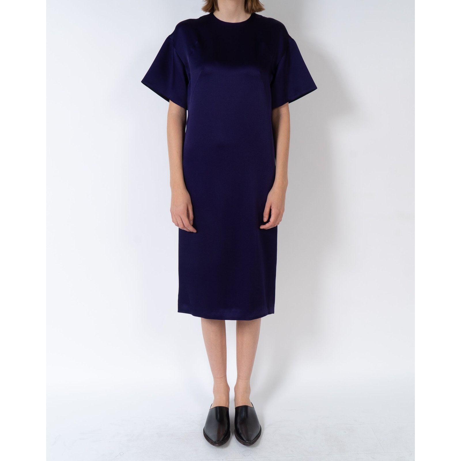 Haider Ackermann FW19 Purple Satin Dress Size S / US 4 / IT 40 - 1 Thumbnail
