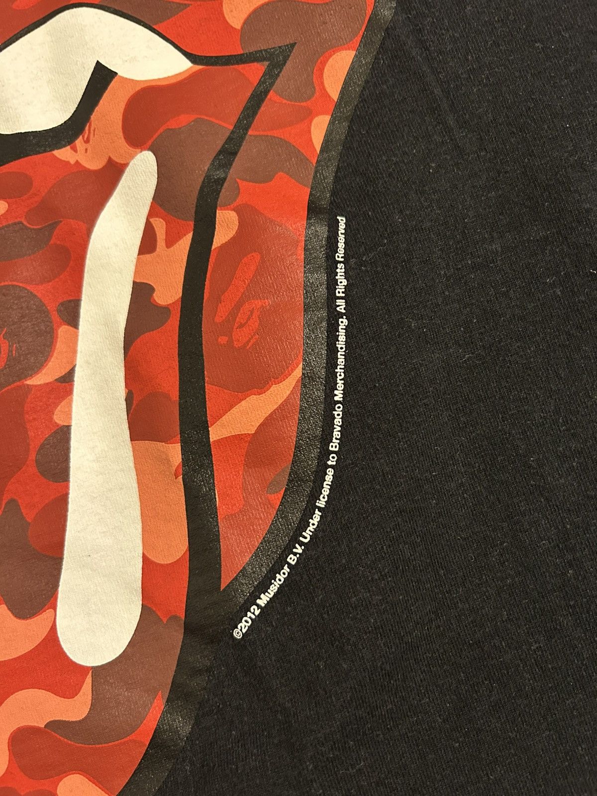 Bape × The Rolling Stones Bape Rolling Stones Tee Size US XL / EU 56 / 4 - 3 Thumbnail