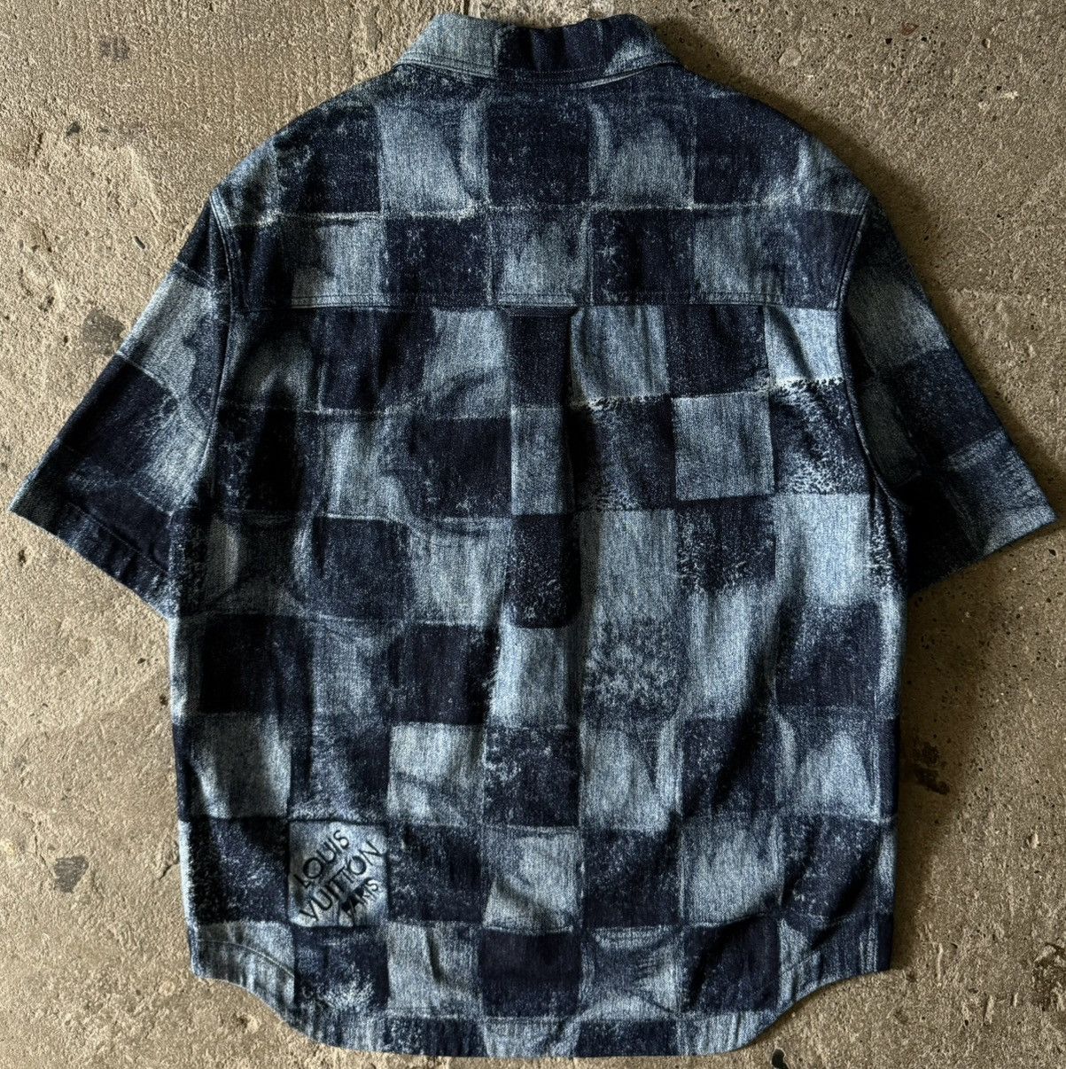 Louis Vuitton Louis Vuitton - Virgil Abloh - Pre Fall 2021 - Damier Denim Size US XL / EU 56 / 4 - 13 Thumbnail