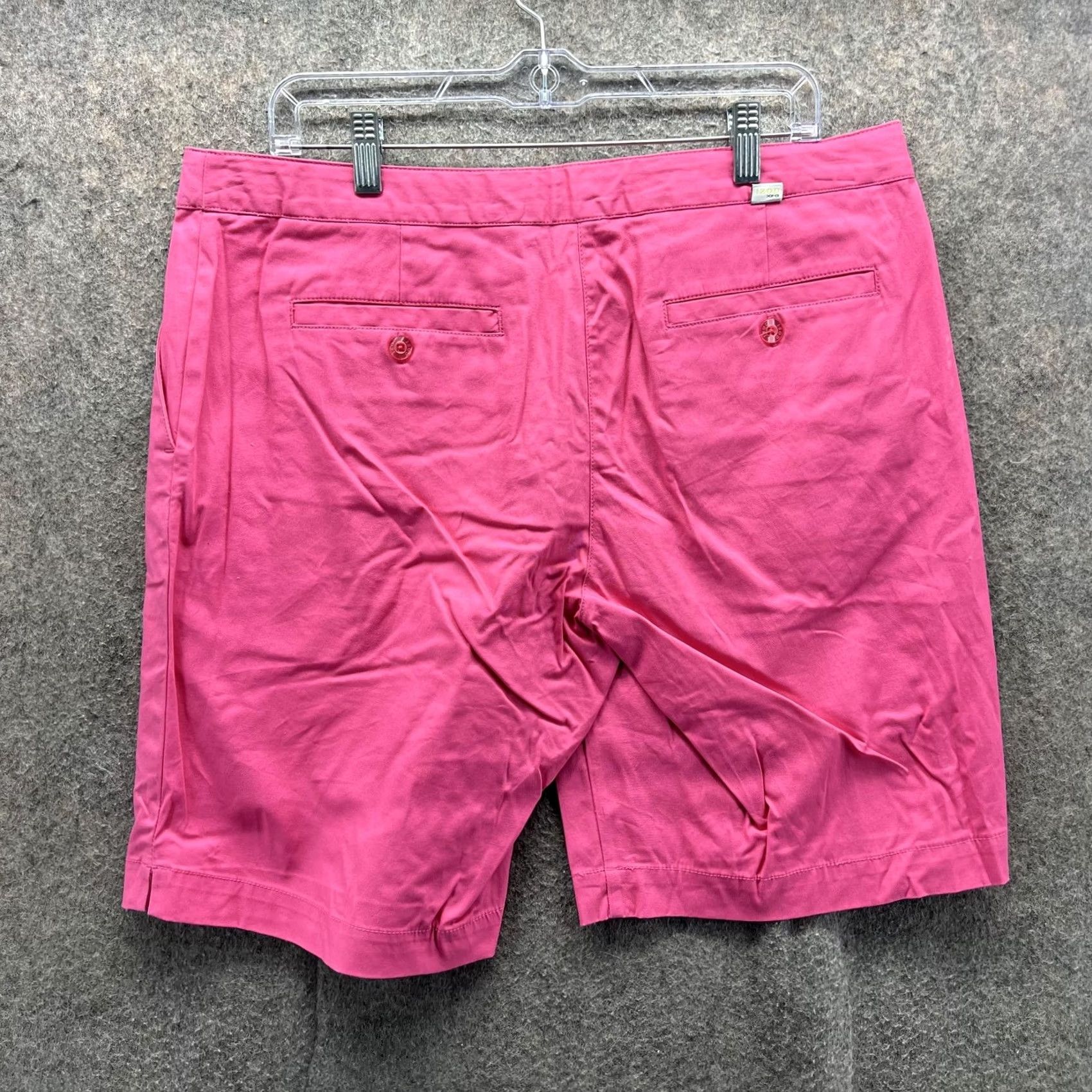 Izod Izod XFG Shorts Womens 14 Pink Golf Chino Stretch Flat Front Pockets Casual Size 36" / US 14 / IT 50 - 2 Thumbnail