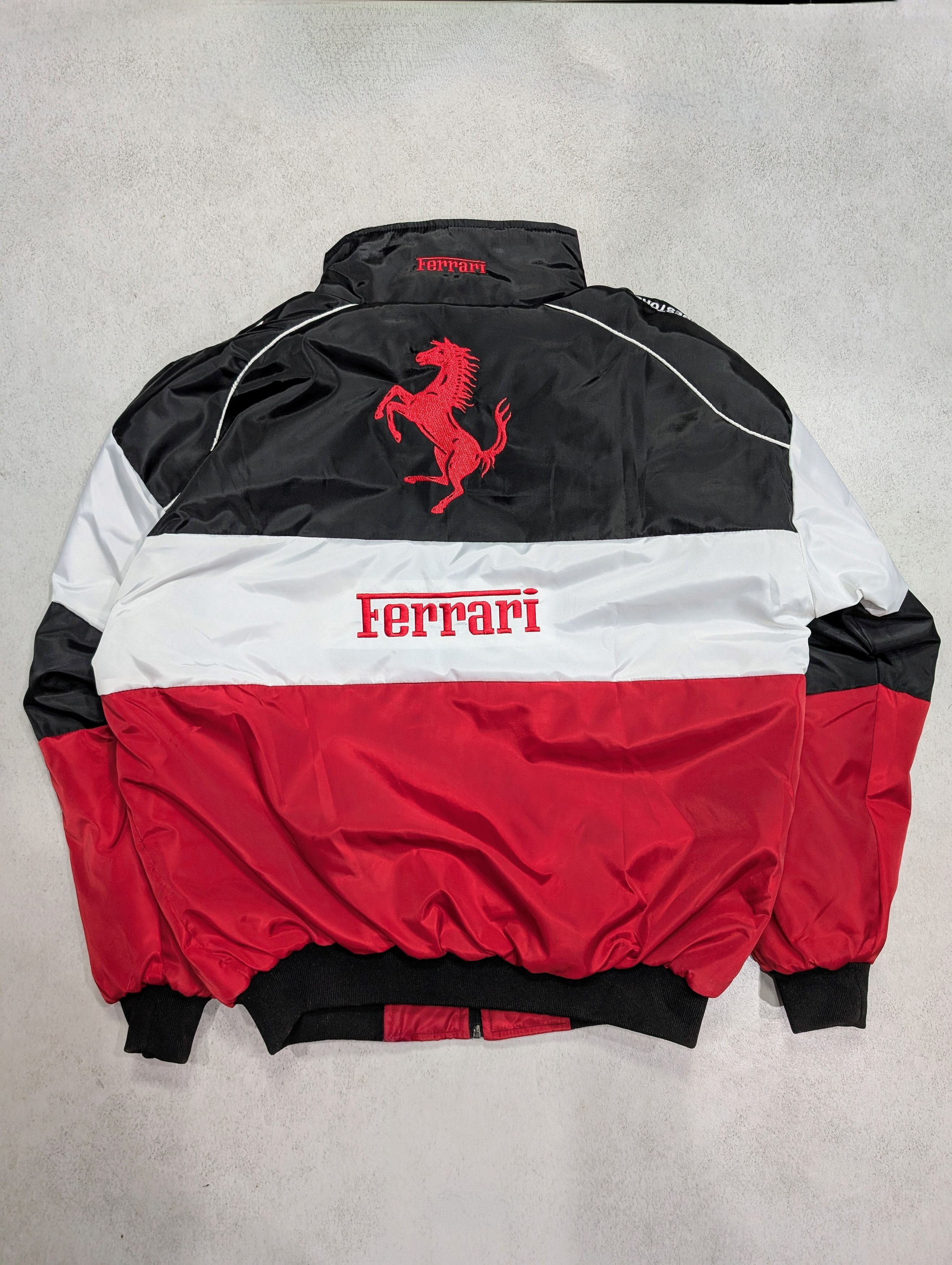 Vintage 🔥 FERRARI ADULT F1 RACING JACKET VINTAGE EBROIDERED COTTON Size US L / EU 52-54 / 3 - 2 Thumbnail