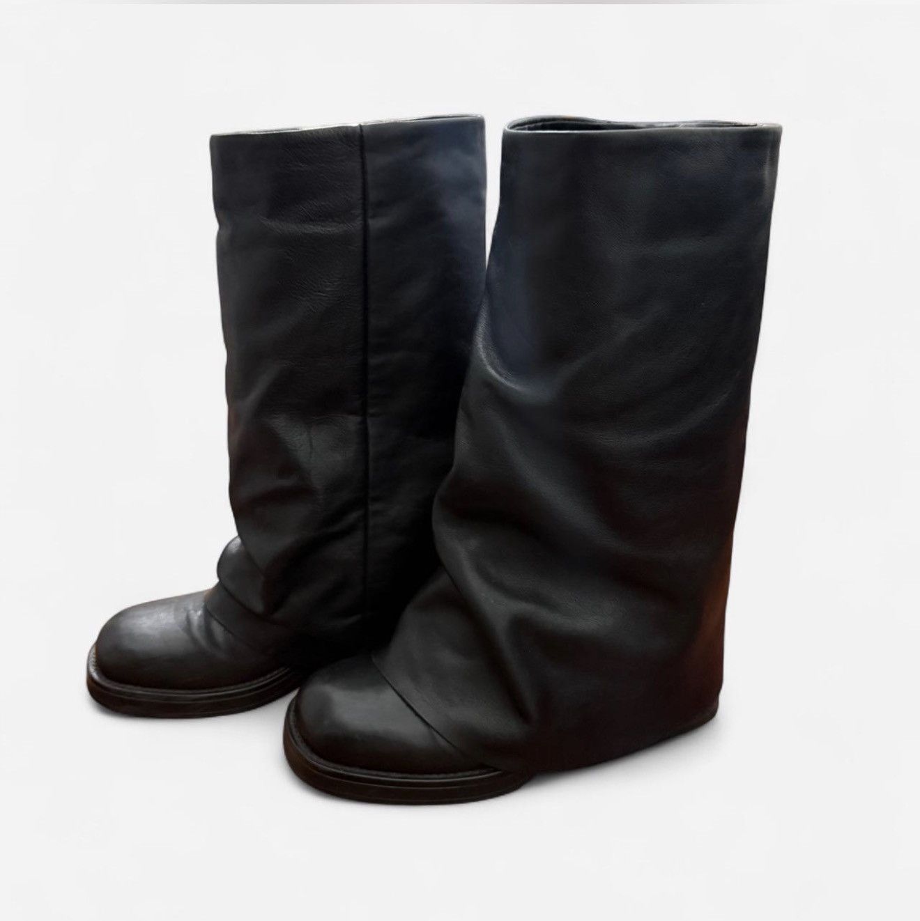 Steve Madden BENTON BLACK LEATHER Steven Madden boot Size US 8 / IT 38 - 2 Thumbnail