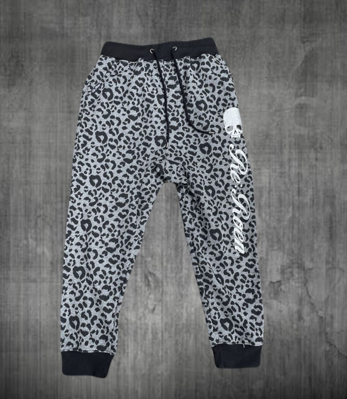 If Six Was Nine 2000s Roen Leopard Giltter Skull Pants Japanese archive Size US 30 / EU 46 - 1 Thumbnail