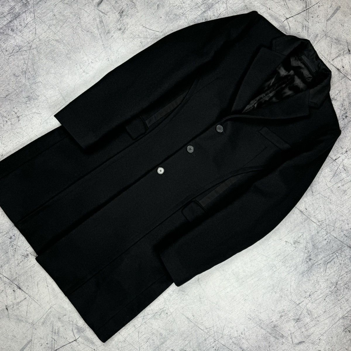 Givenchy Vintage Givenchy Wool Classic Designer Luxury Coat Jacket og Size US L / EU 52-54 / 3 - 3 Thumbnail