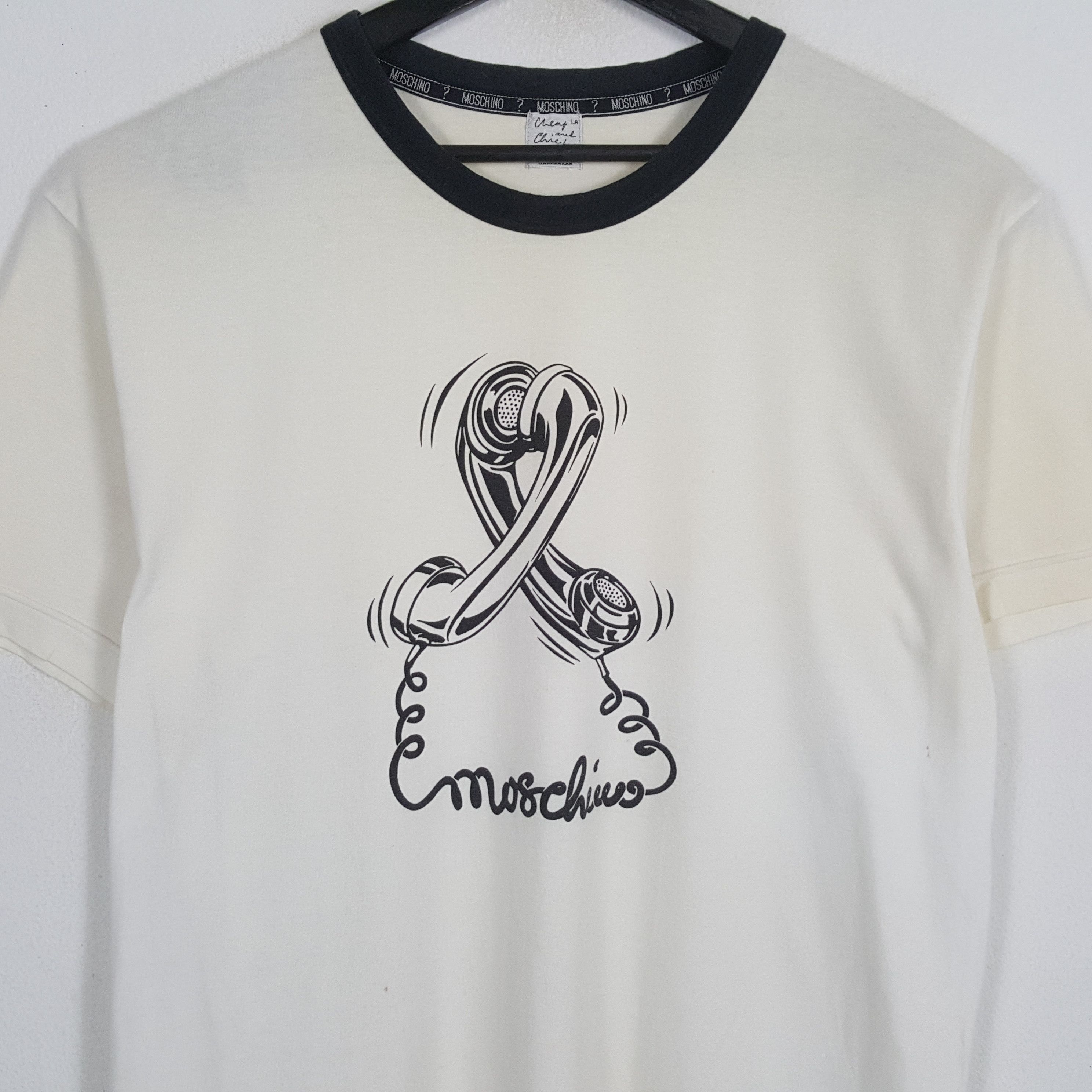Japanese Brand × Moschino × Vintage MOSCHINO Japanese Brand Streetwear Style Tshirt Size US L / EU 52-54 / 3 - 2 Thumbnail