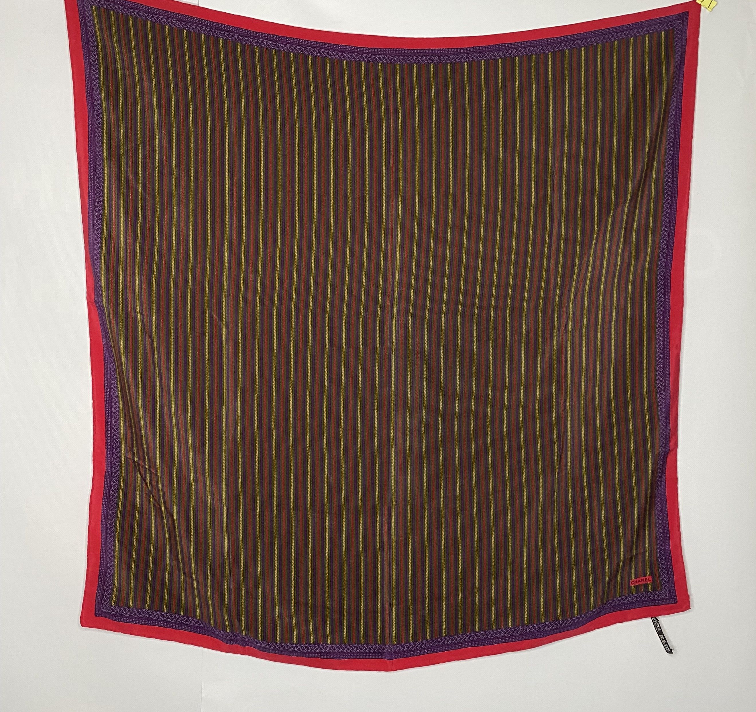 Chanel CHANEL VINTAGE SILK SCARF HAND ROLLED Size ONE SIZE - 1 Thumbnail