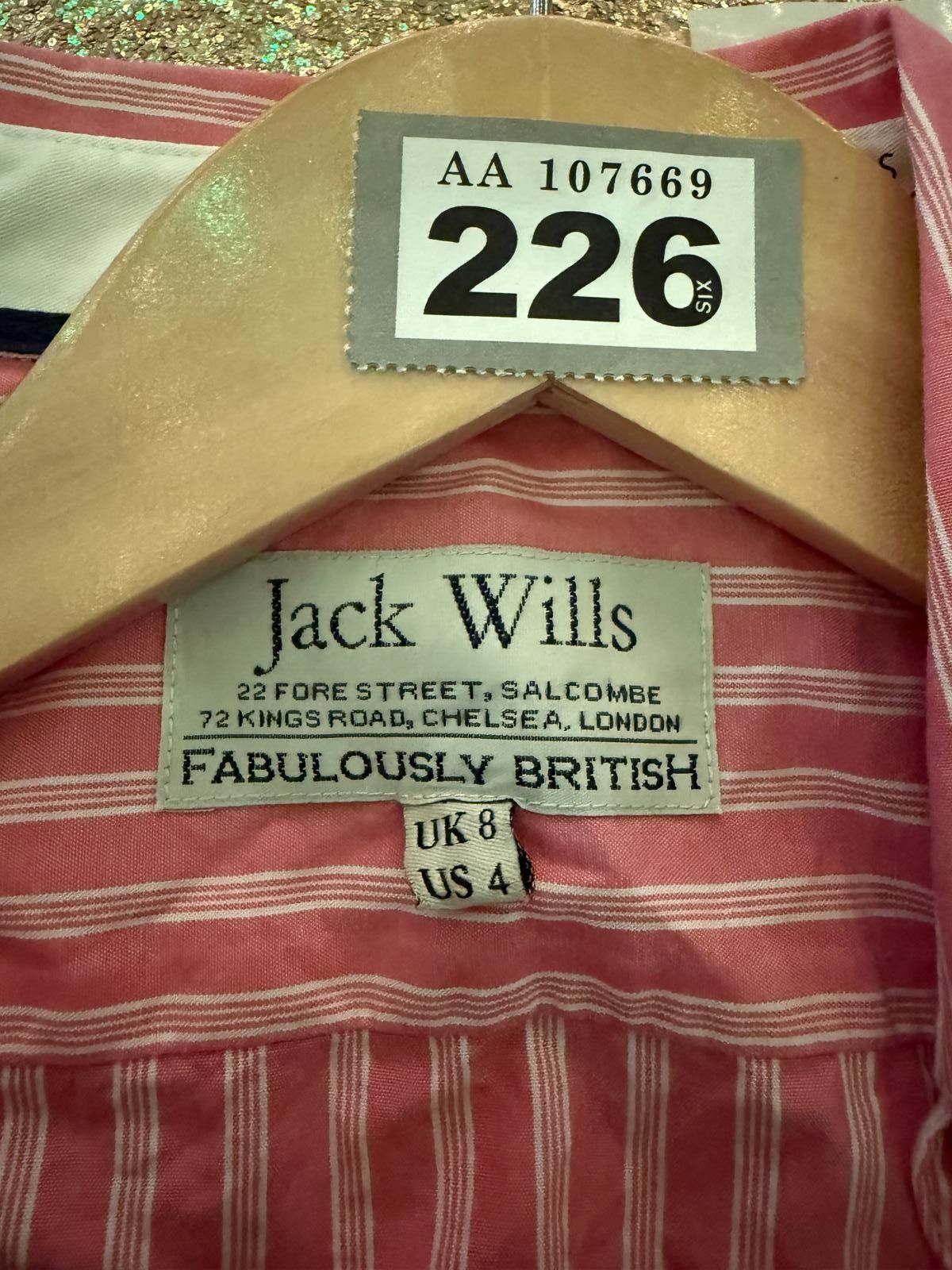 Jack Wills Jack Wills Women's Pink Striped Button-Up Shirt Size S / US 4 / IT 40 - 4 Thumbnail