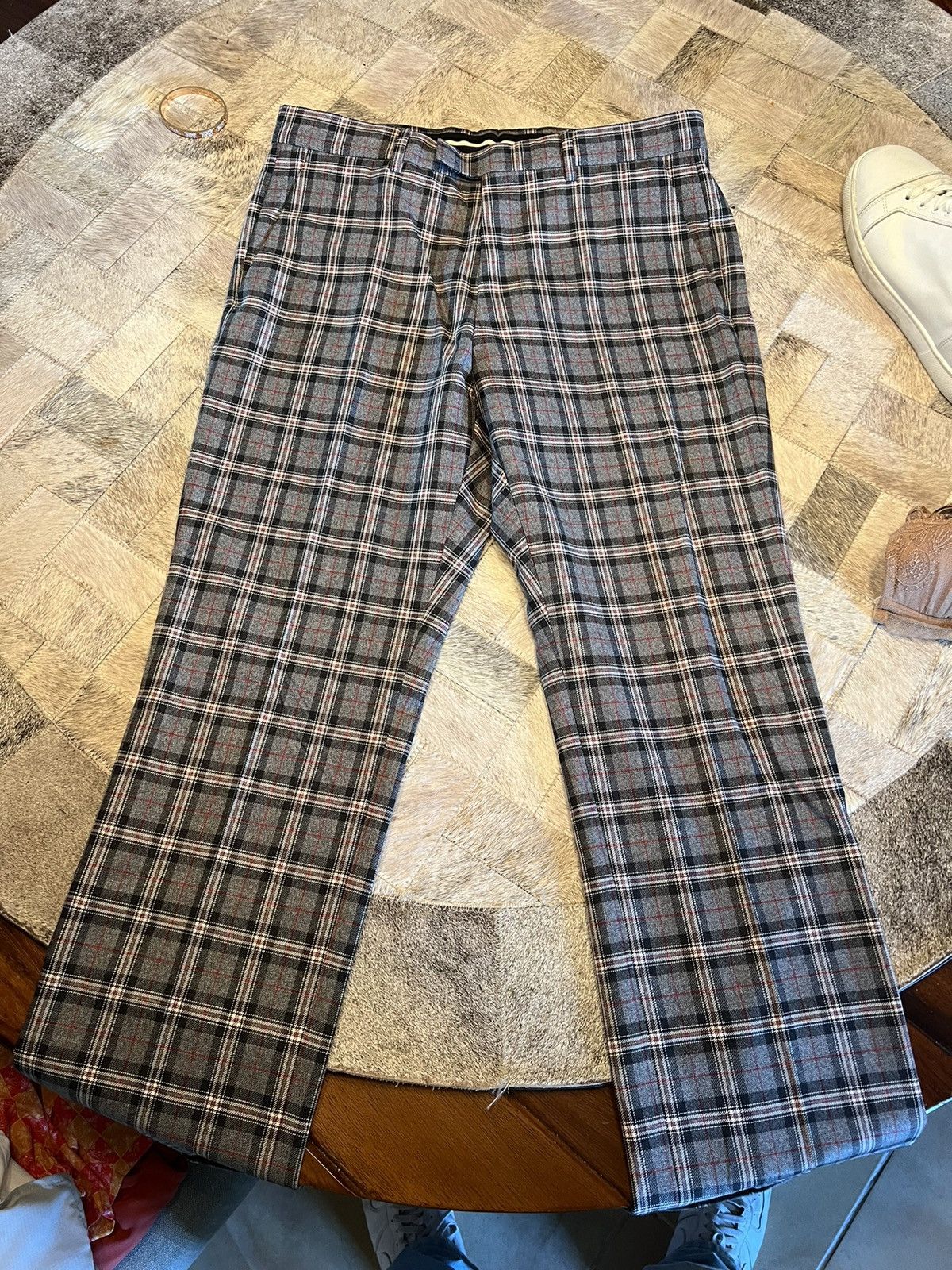 Gucci Gucci Plaid Dress Pants Size 46R - 1 Thumbnail