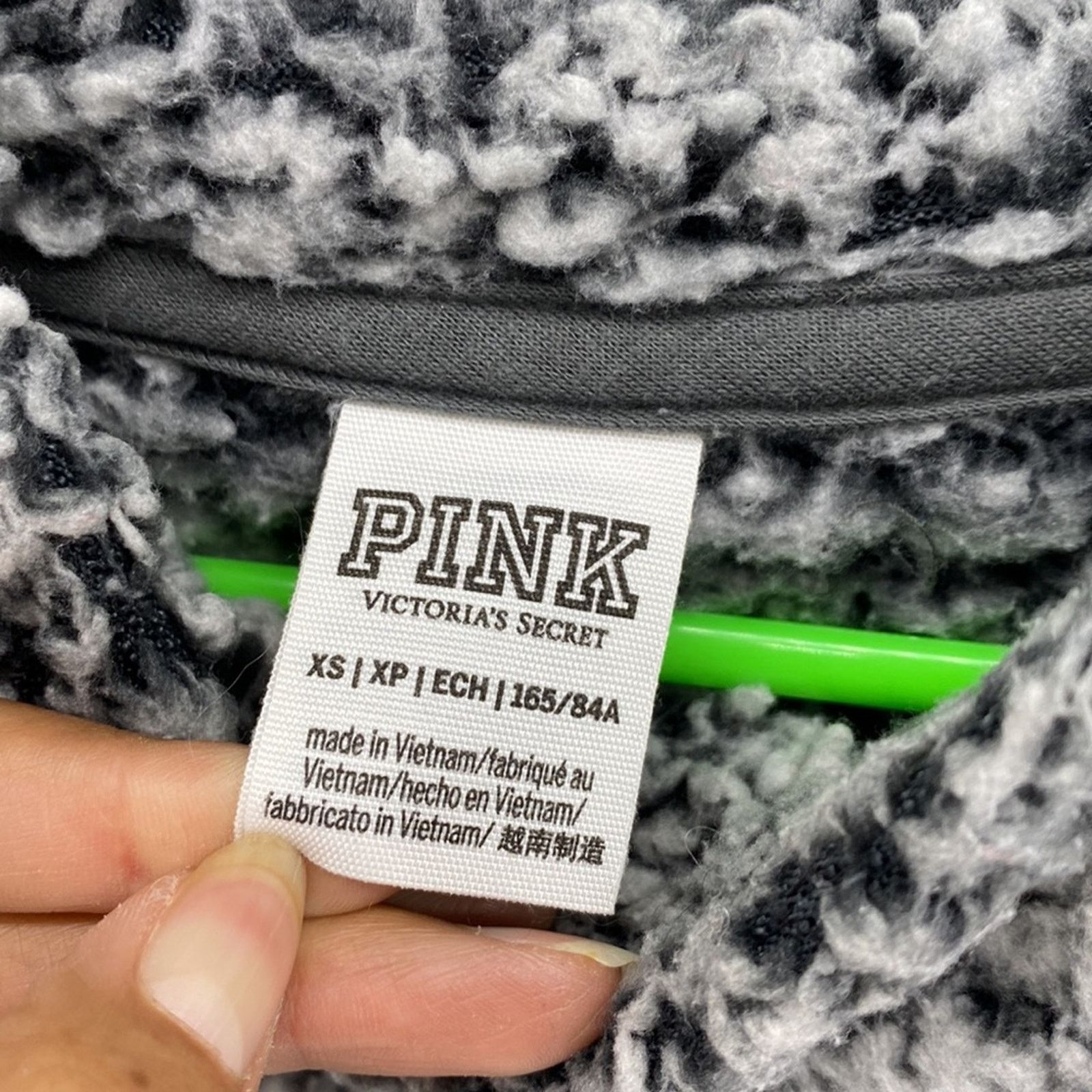 Victoria's Secret Victoria’s Secret Pink Sherpa oversized hoodie grey black S Size S / US 4 / IT 40 - 7 Thumbnail