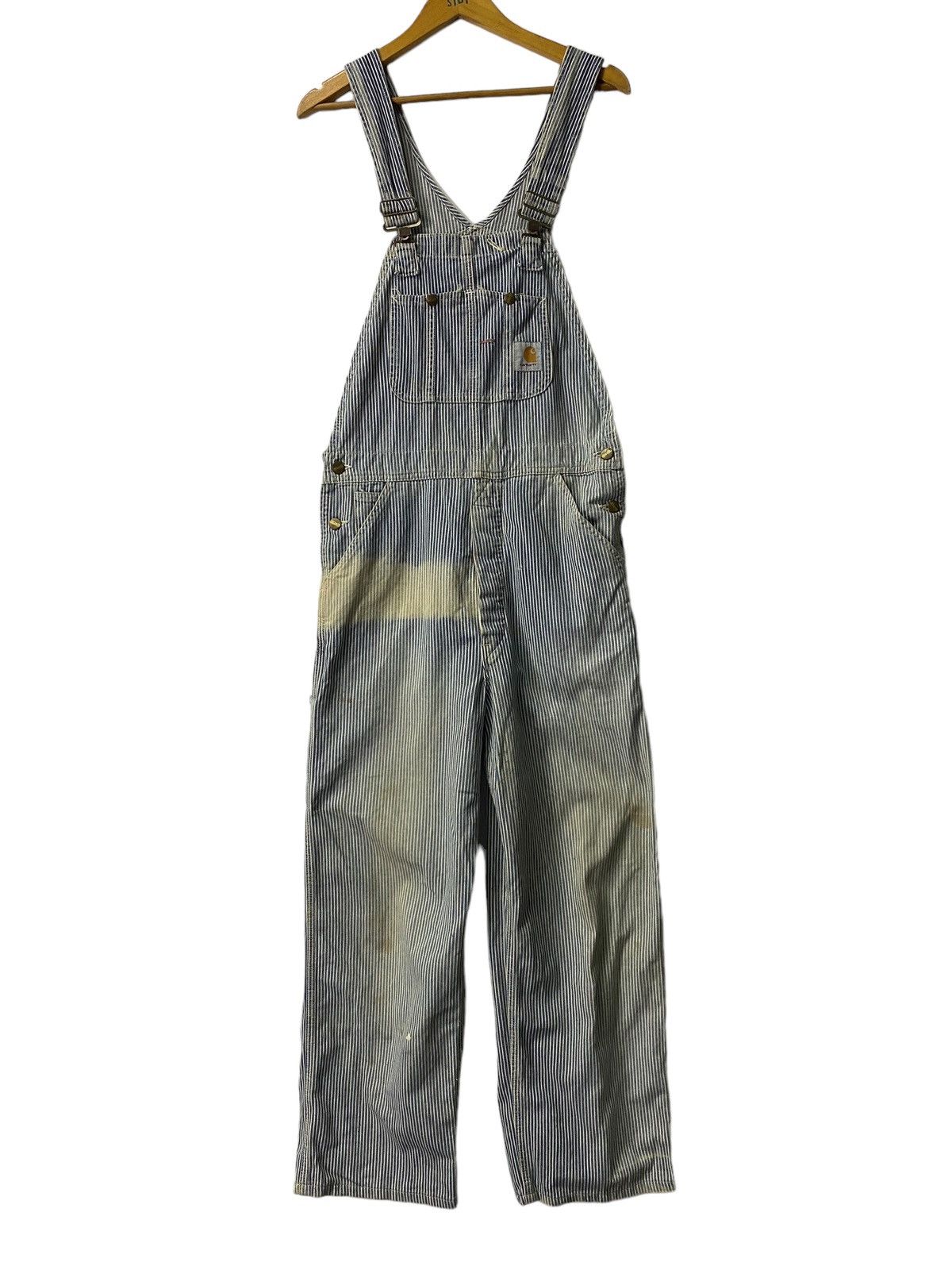 Carhartt × Vintage Vintage Carhartt Hikory Overall Size US 34 / EU 50 - 1 Thumbnail