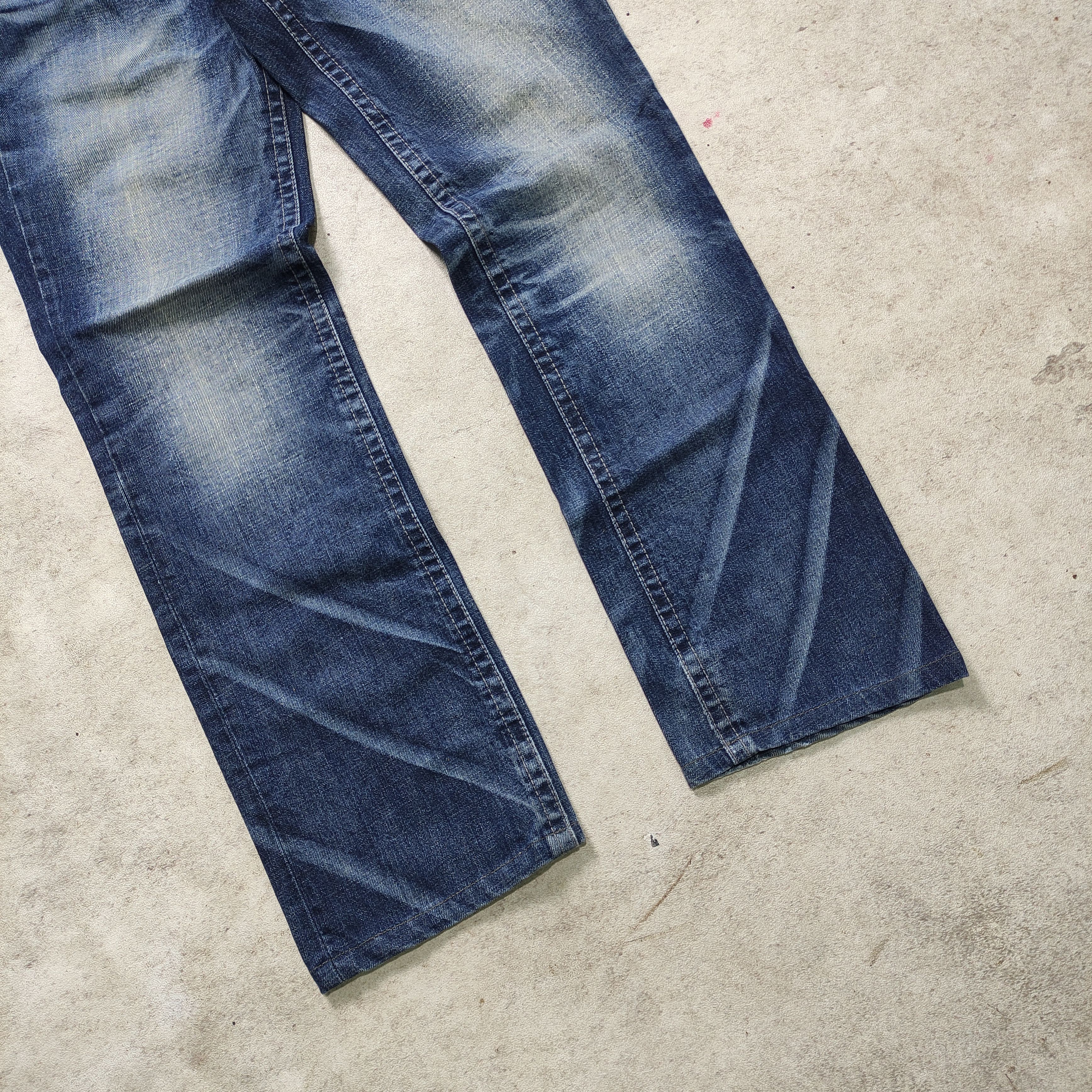 If Six Was Nine Lolita Jeans Mud Wash Japanese Brand 2000s Size US 30 / EU 46 - 5 Thumbnail