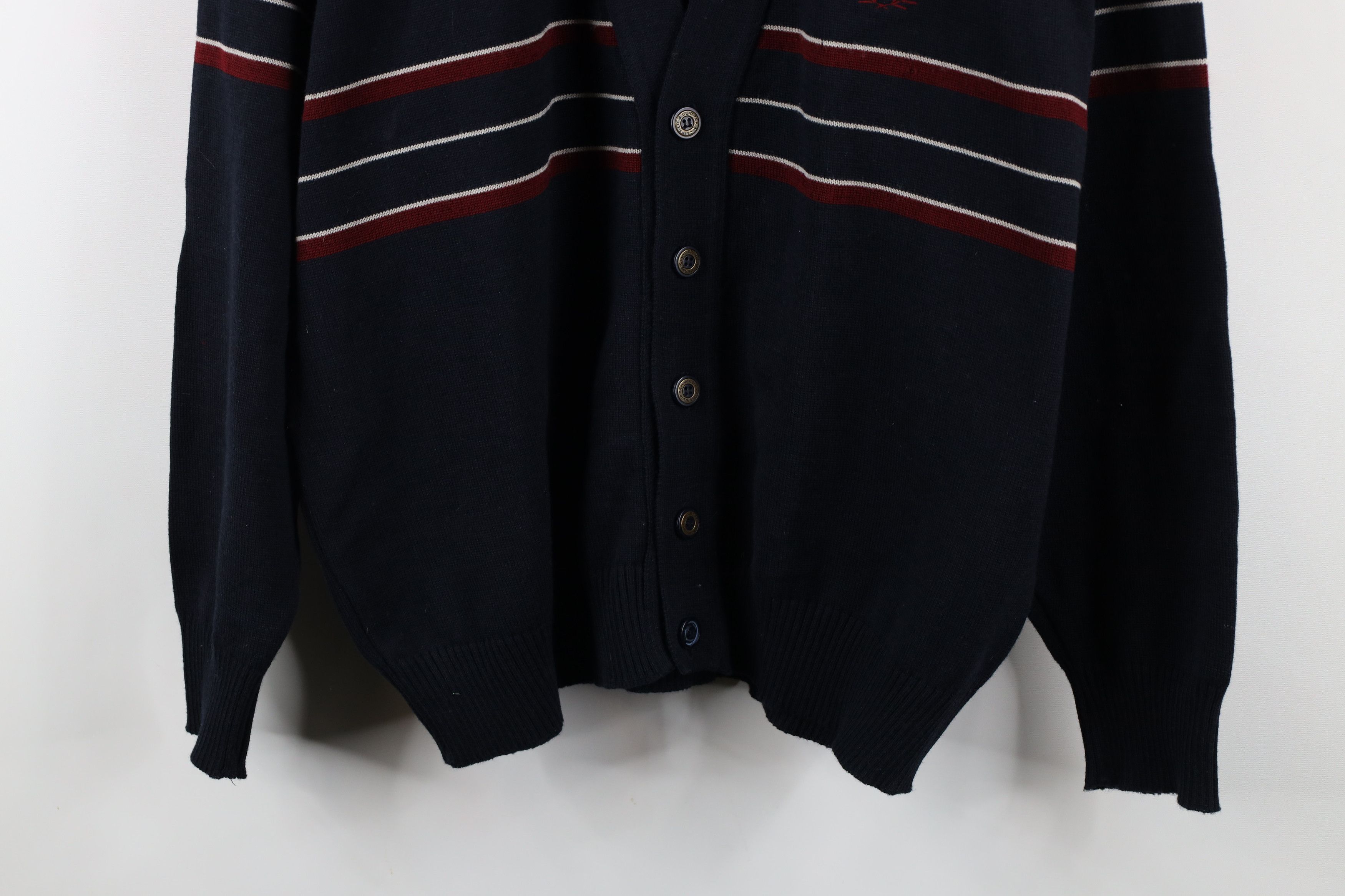 Vintage Vintage 90s Streetwear Wool Blend Knit Cardigan Sweater Size US XL / EU 56 / 4 - 3 Thumbnail