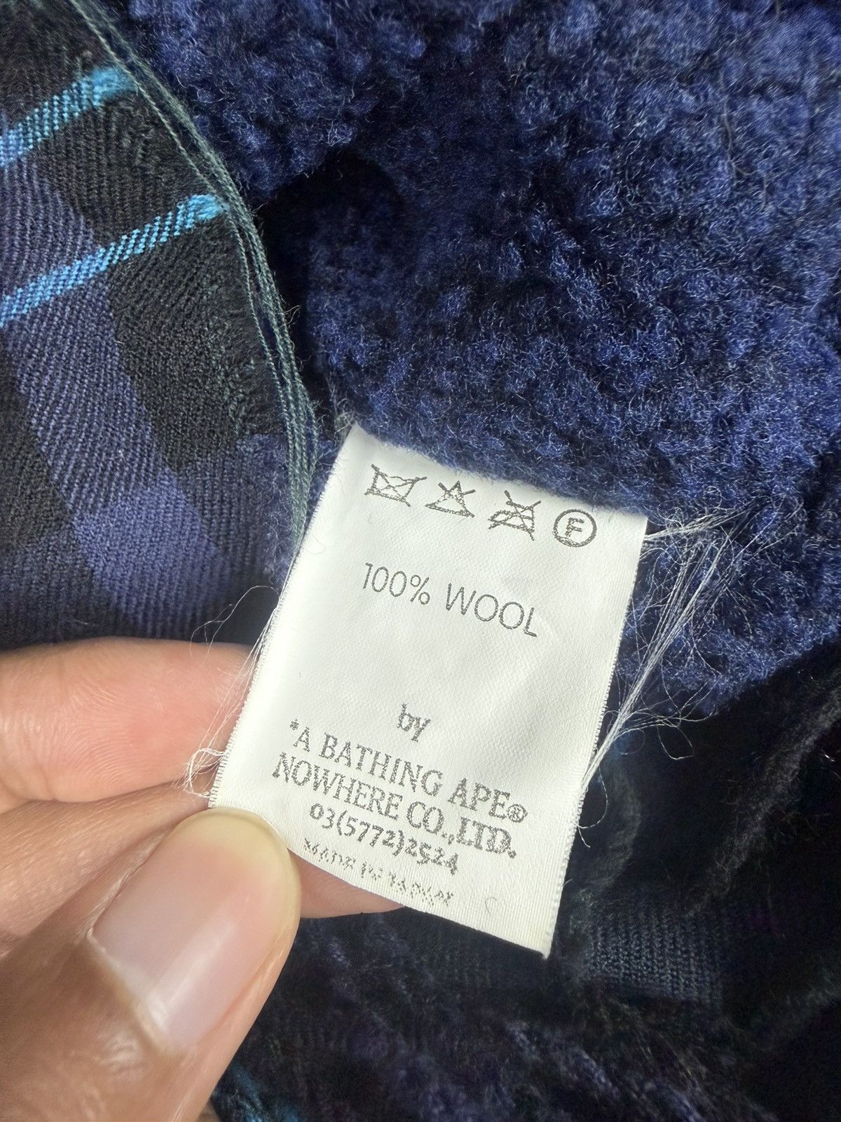 Bape 90s Bathing Ape Tartan Check Wool Jacket Size US M / EU 48-50 / 2 - 9 Thumbnail