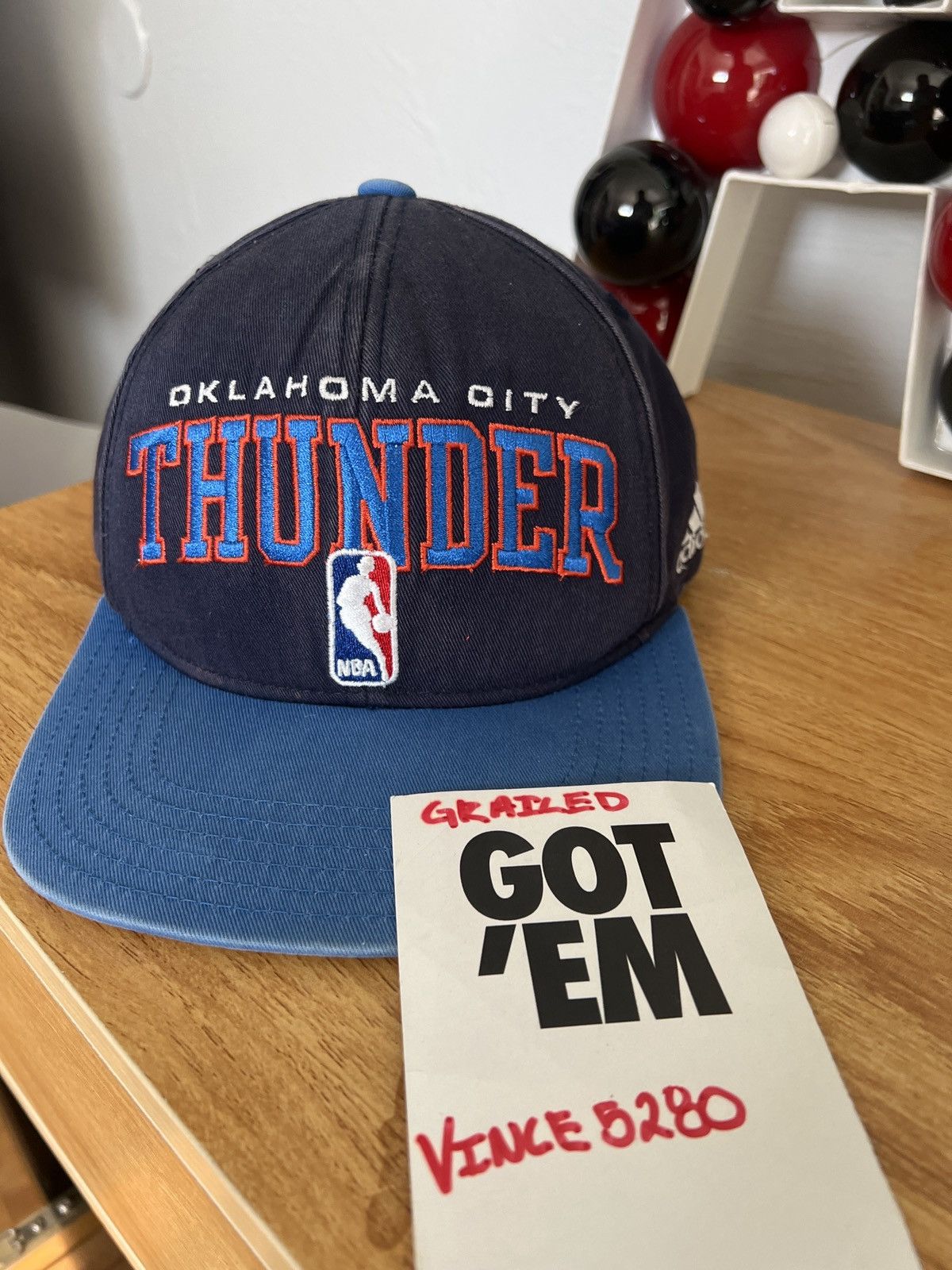 Adidas Vintage X OKC Thunder SnapBack Size ONE SIZE - 1 Thumbnail