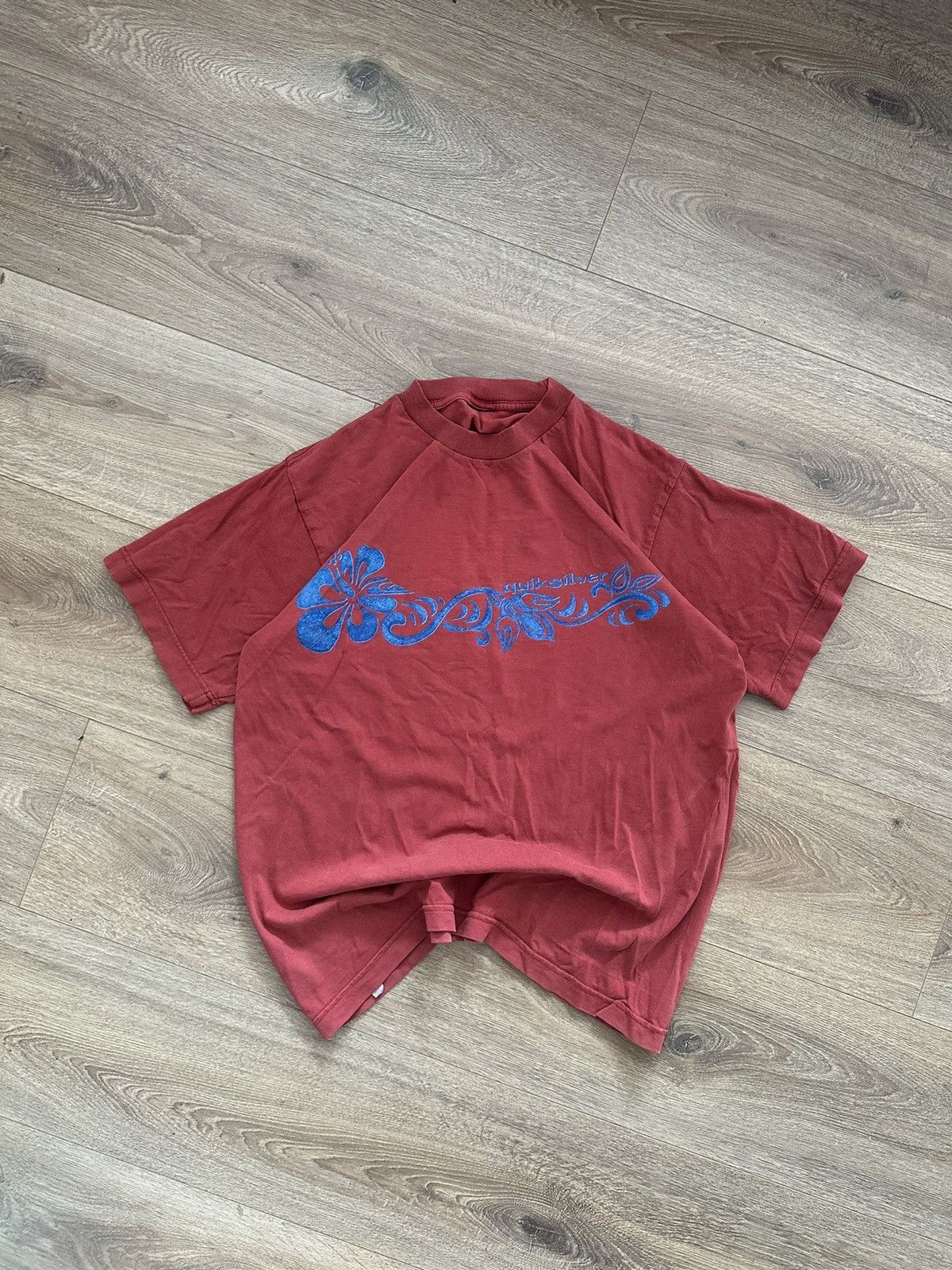 Quiksilver 🔥VINTAGE CRAZY Y2K FADED QUIKSILVER HAWAI T-SHIRT🔥 Size US M / EU 48-50 / 2 - 1 Thumbnail