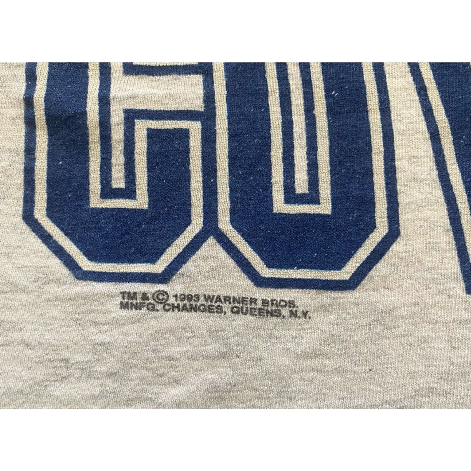 Changes VINTAGE 1993 Changes T Shirt Dallas Cowboys Looney Tunes Men L Single Stitch Gray Short Sleeve Bugs Bunny Sylvester Taz 90s Cartoon Sports NFL Size US L / EU 52-54 / 3 - 3 Thumbnail