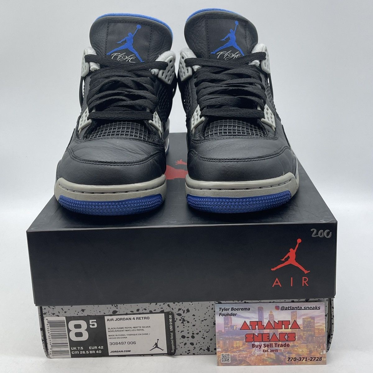 Jordan Brand Air Jordan 4 Motorsport alternate Size US 8.5 / EU 41-42 - 2 Thumbnail