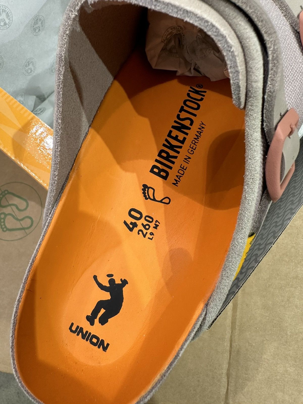 Birkenstock × Union LA Union LA Bimshire Shadow Grey Size US 7 / EU 40 - 6 Thumbnail