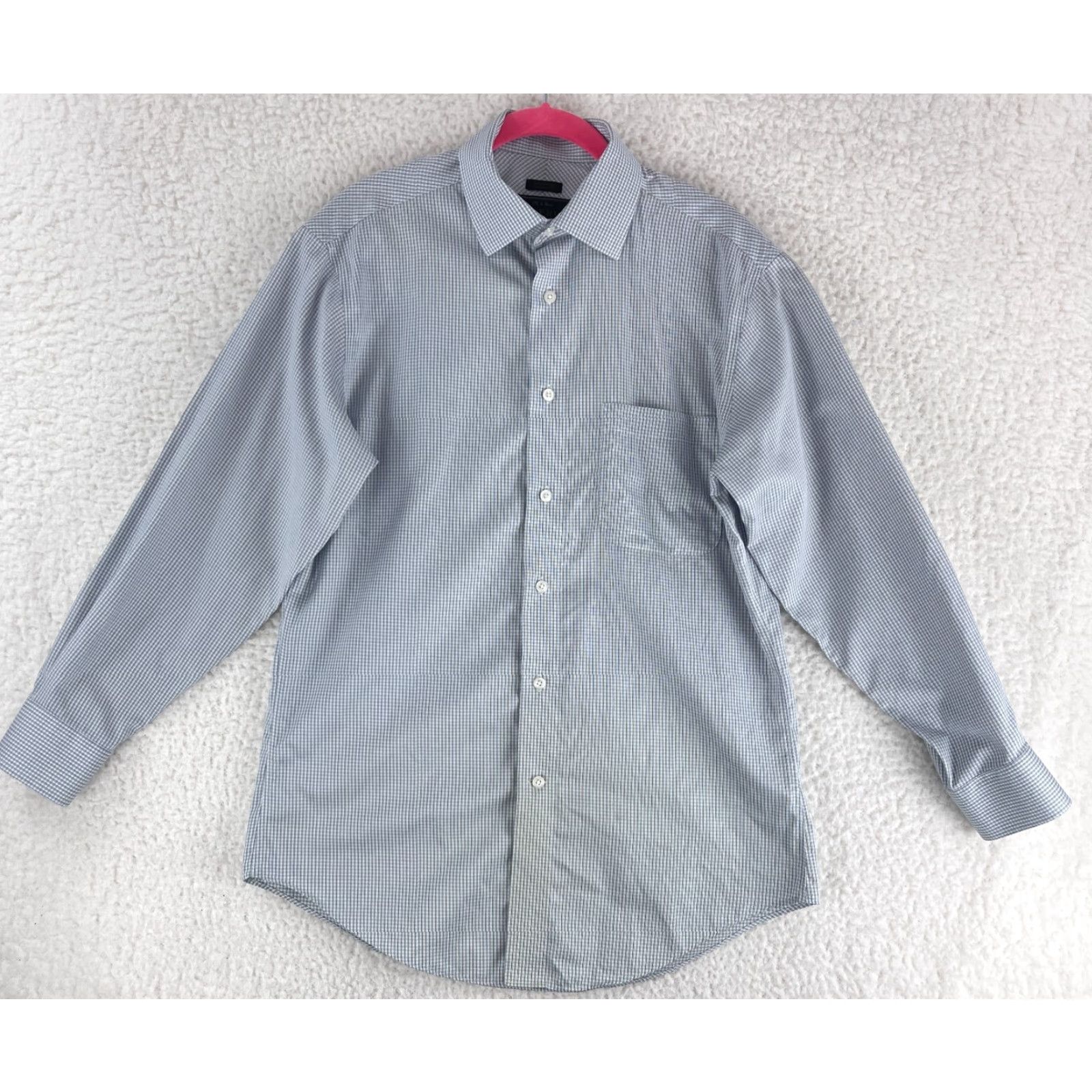 Jos. A. Bank VINTAGE Jos. A. Bank Reserve Button-Up Dress Shirt Mens Medium Slim? Tailored Fit Long Sleeve Size 40R - 2 Thumbnail