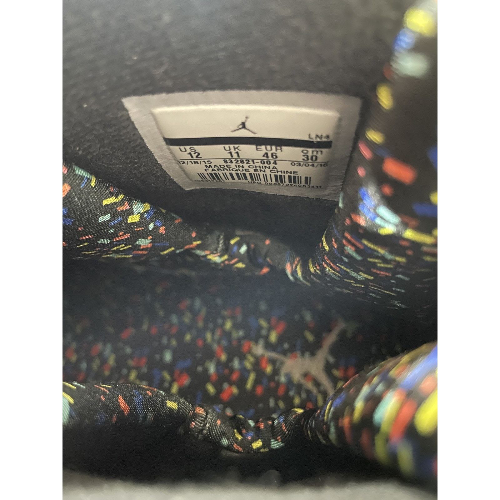 Nike NIKE JORDAN 8 CONFETTI SIZE 12 PREOWNED Size US 12 / EU 45 - 6 Thumbnail