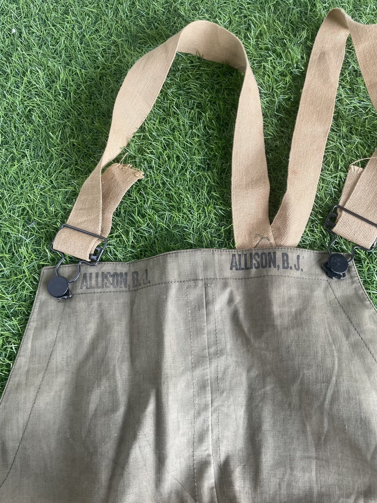 Other × Vintage VTG Men's WWII 1940s US Army Wet Weather Overalls Size US 40 / EU 56 - 7 Thumbnail