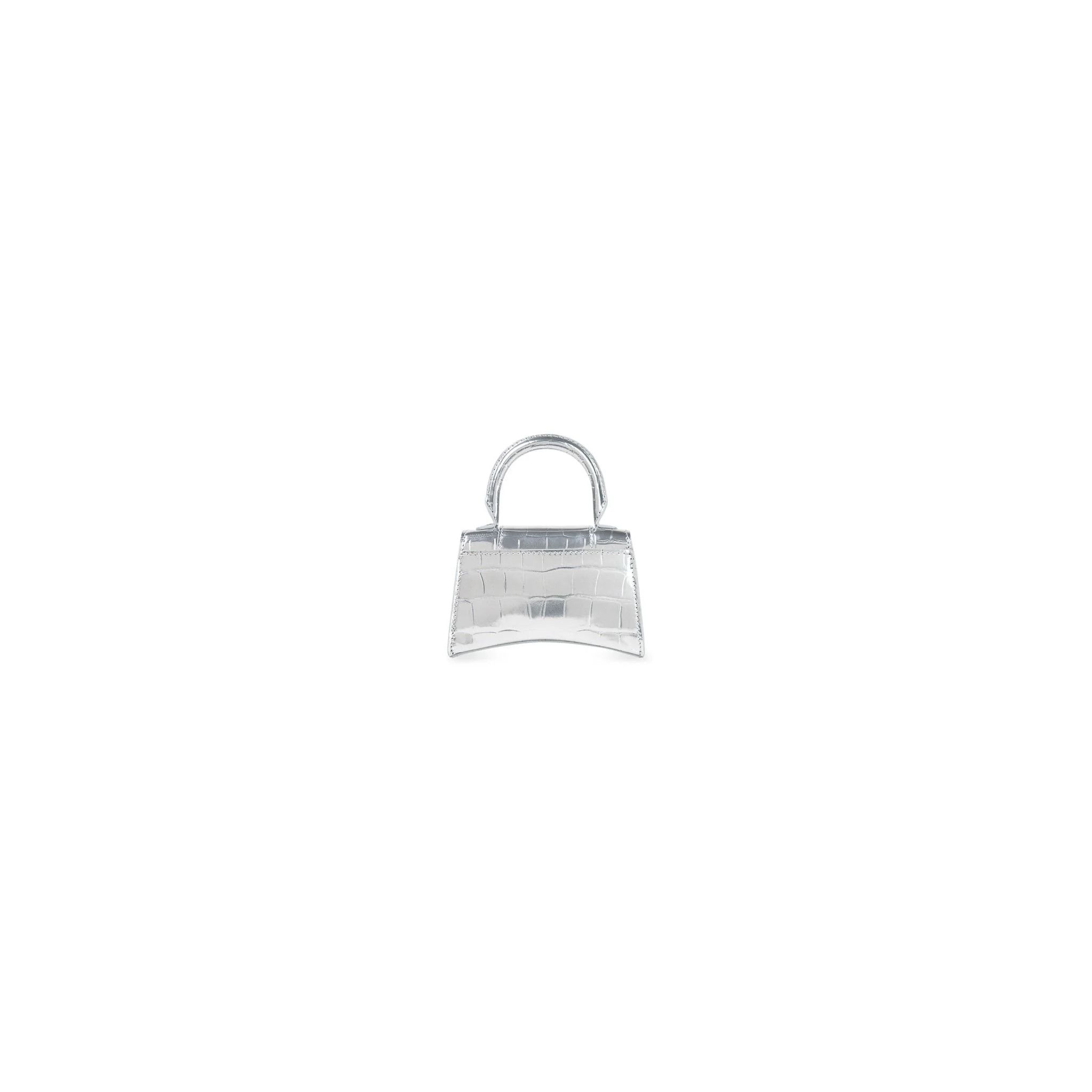 Balenciaga o1tr1nto0525 Size: OS / Metallized Crocodile Embossed Bag Size ONE SIZE - 4 Thumbnail