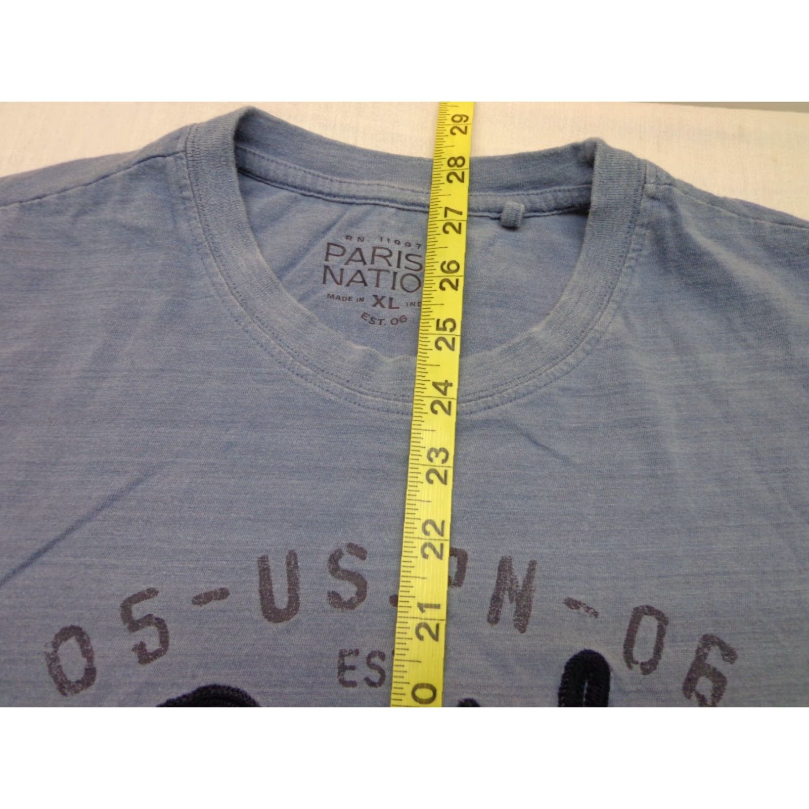 Vintage Parish Nation Moving As A Unit Blue Graphic T-shirt Men's XL Shirt Crew Neck Short Sleeve Cotton Regular Size US XL / EU 56 / 4 - 6 Thumbnail