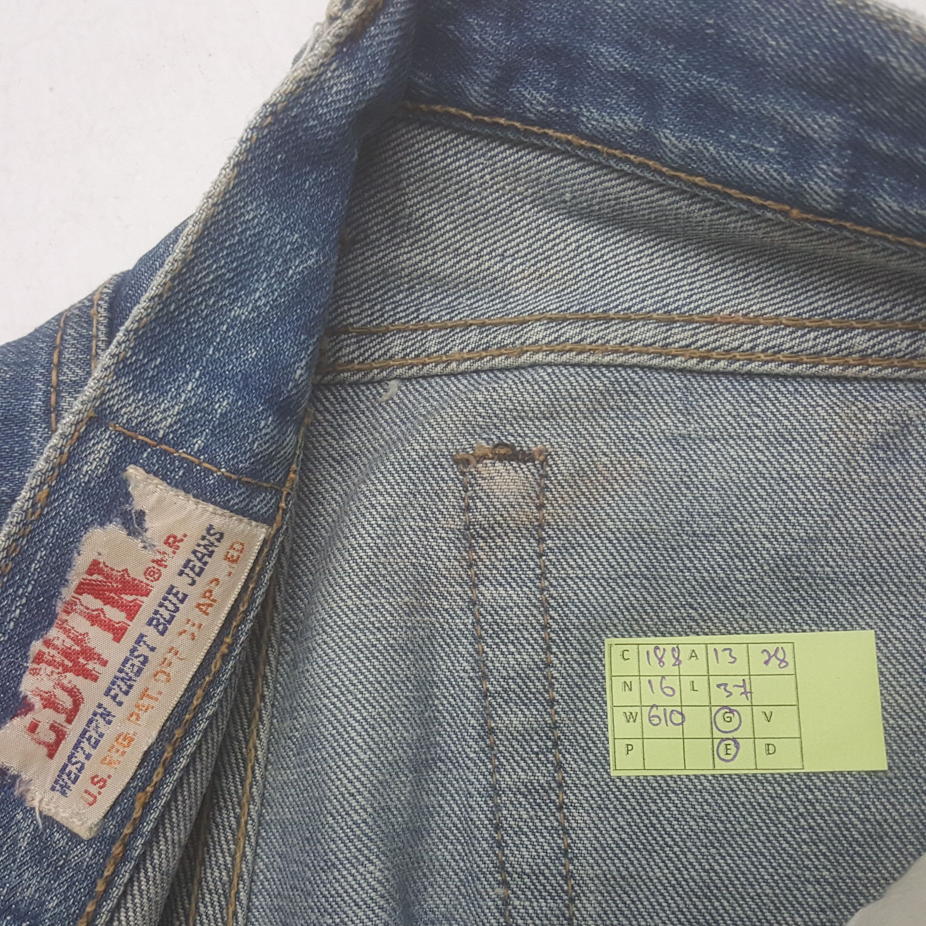 Edwin × Vintage Vintage Edwin American Distressed Style Denim Jeans Size US 26 / EU 42 - 8 Thumbnail