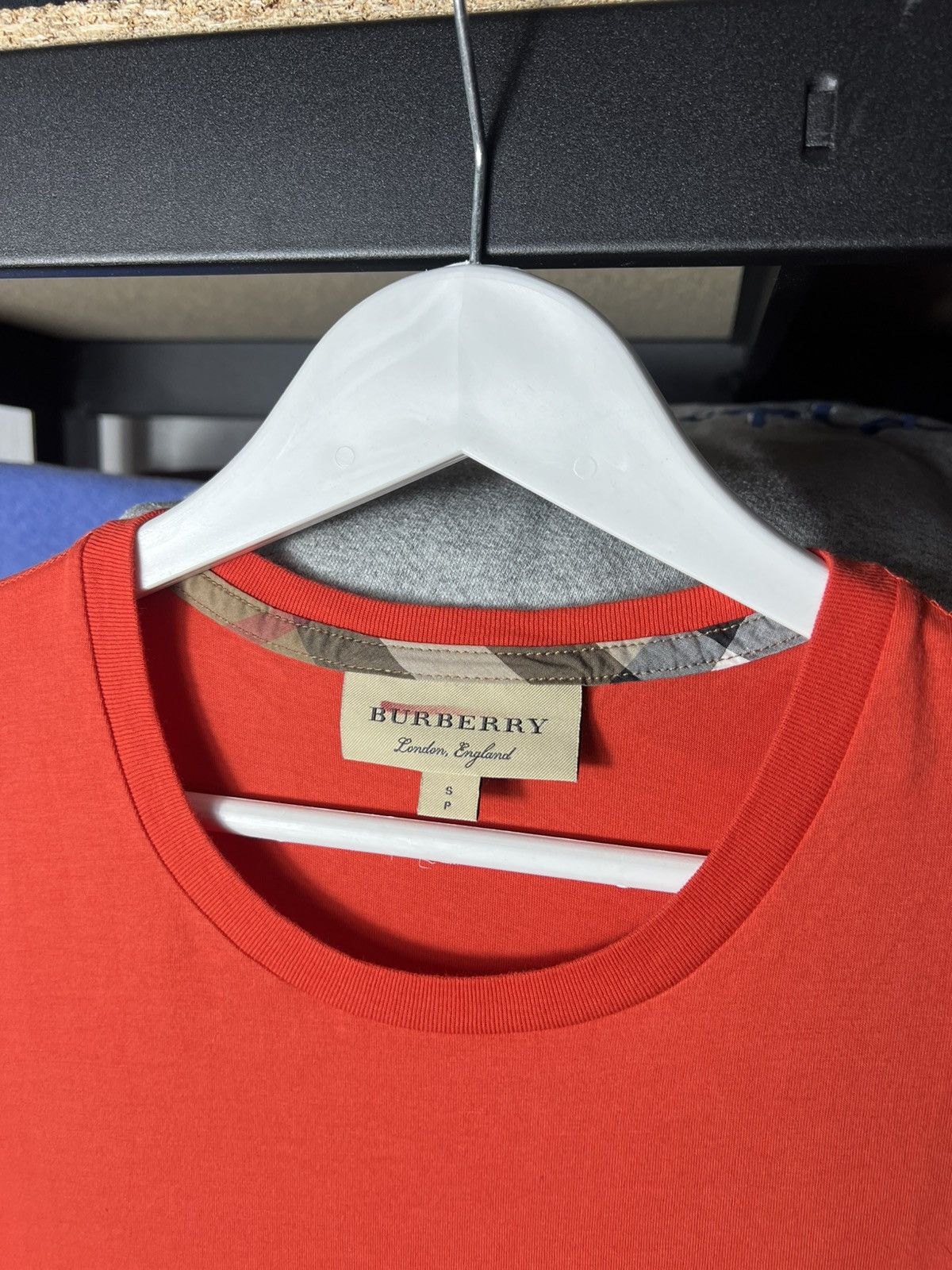 Burberry 👕 Burberry London England Logo T-Shirt — Red — Size S Size US S / EU 44-46 / 1 - 3 Thumbnail