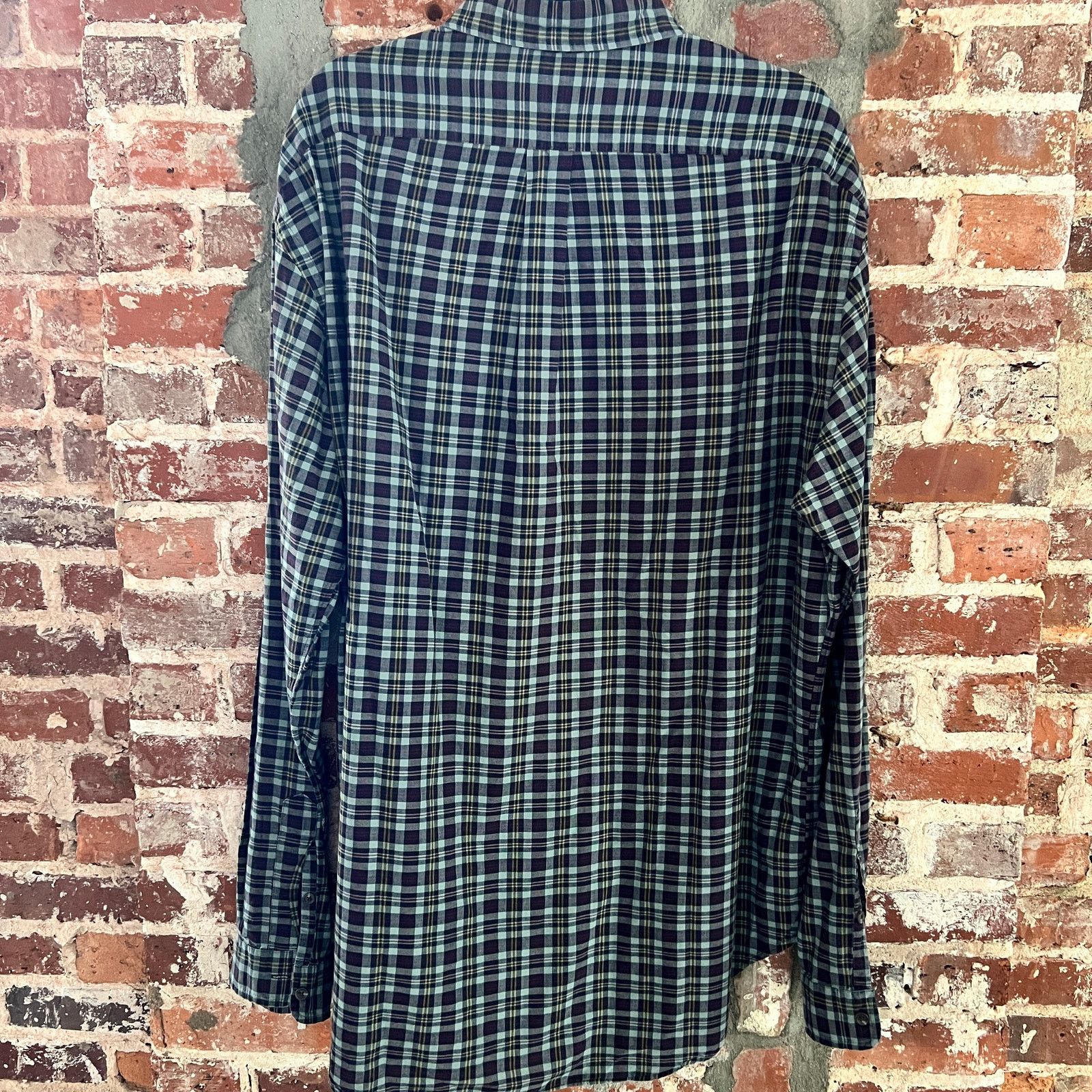 Polo Ralph Lauren VTG Polo Ralph Lauren Madras Mens LS Shirt XLT 25x34 Size US XL / EU 56 / 4 - 5 Thumbnail