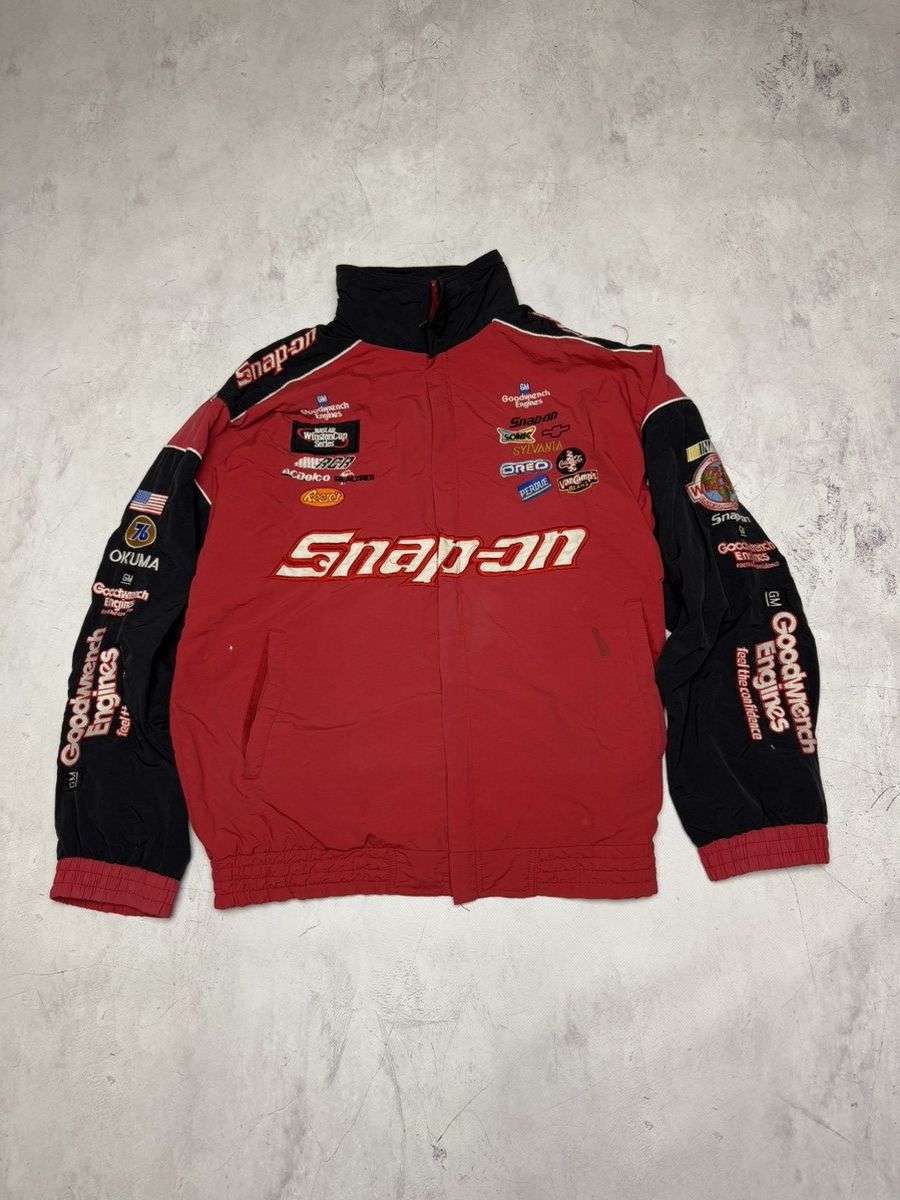 NASCAR × Vintage Vintage NASCAR Snap-On Racing Light Jacket Formula1 Size US XXL / EU 58 / 5 - 2 Thumbnail