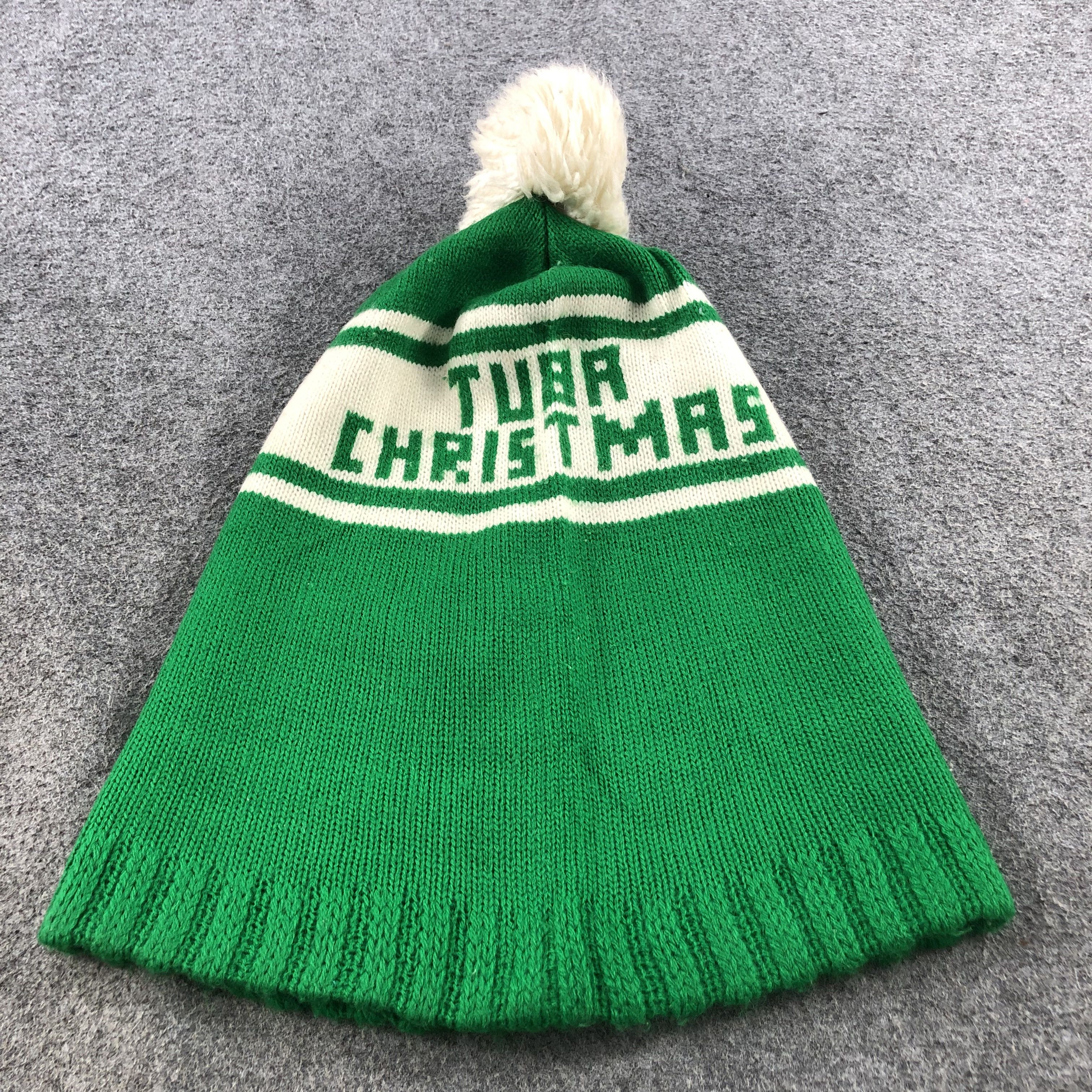 Vintage Unknown Tuba Slouchy Bobble Beanie Snowcap Snow Hat B239 Size ONE SIZE - 5 Thumbnail