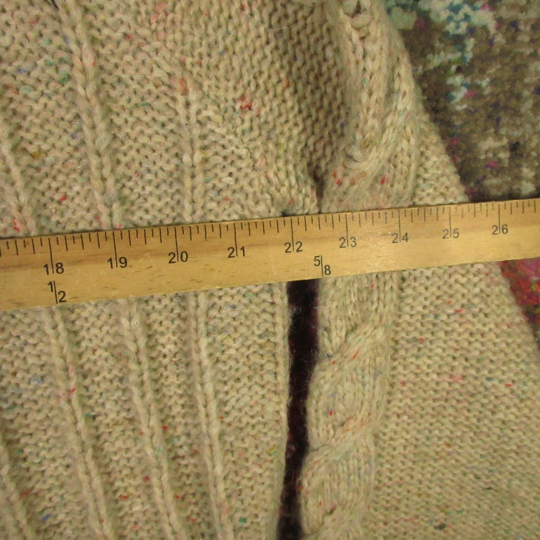 Madewell Madewell Cardigan Womens S Open Front Long Line Wool Alpaca Knit Beige Solid Oversized Long Sleeve Pullover Sweater Fall Winter Spring Size S / US 4 / IT 40 - 4 Thumbnail