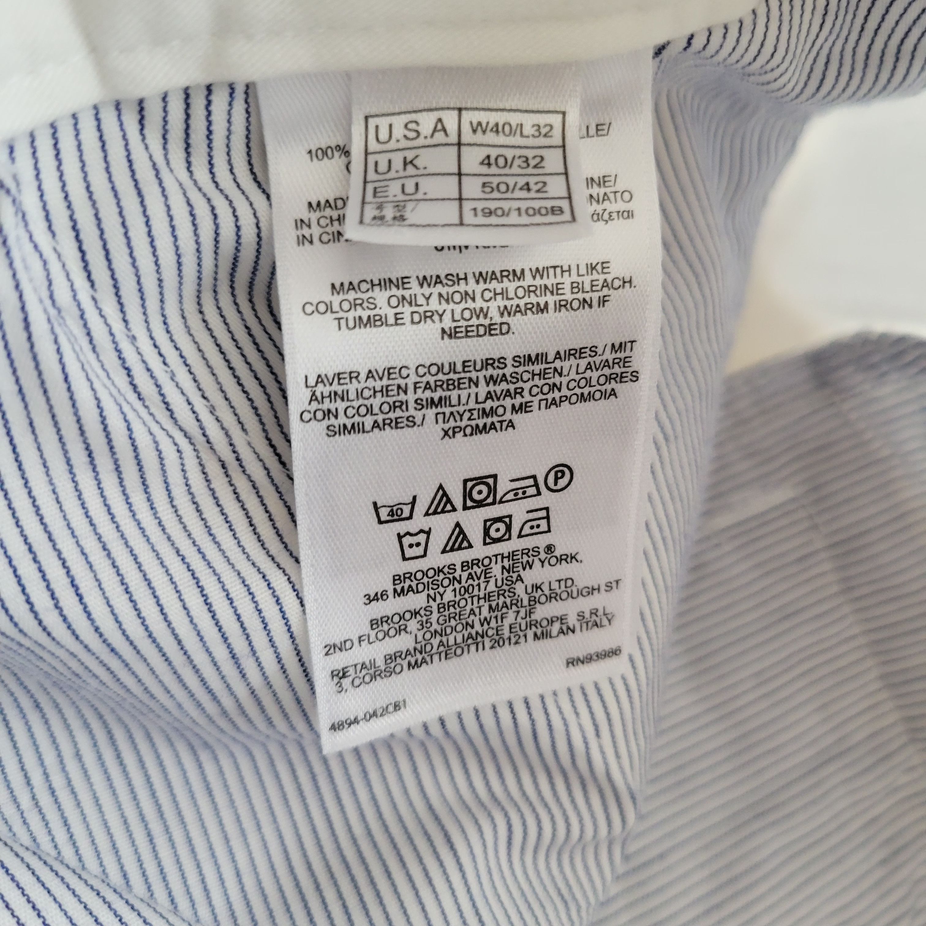 Brooks Brothers Brooks Brothers 346 Men's Chino Pants Size 40/32 Excellent Size US 36 / EU 52 - 10 Thumbnail