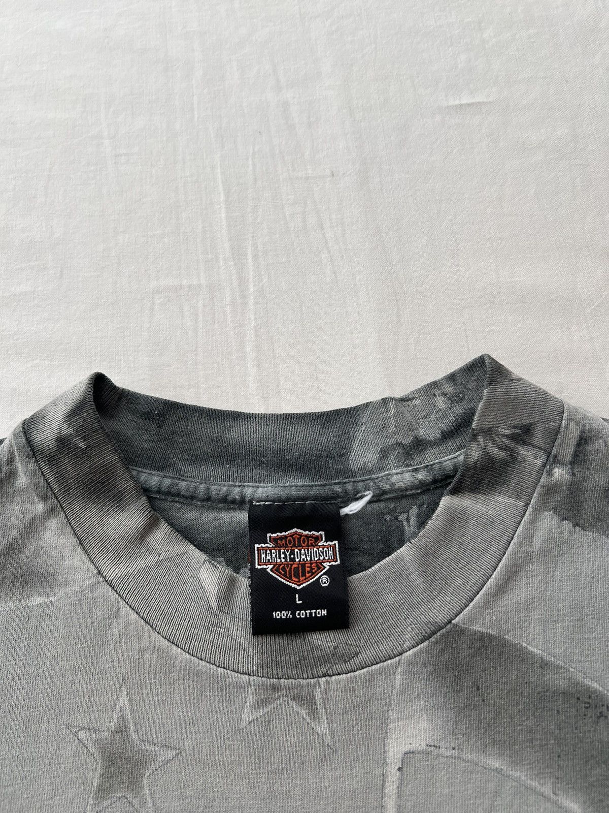 Harley Davidson Vintage 1995 Harley Davidson Flag USA AOP T-shirt Size US L / EU 52-54 / 3 - 16 Thumbnail