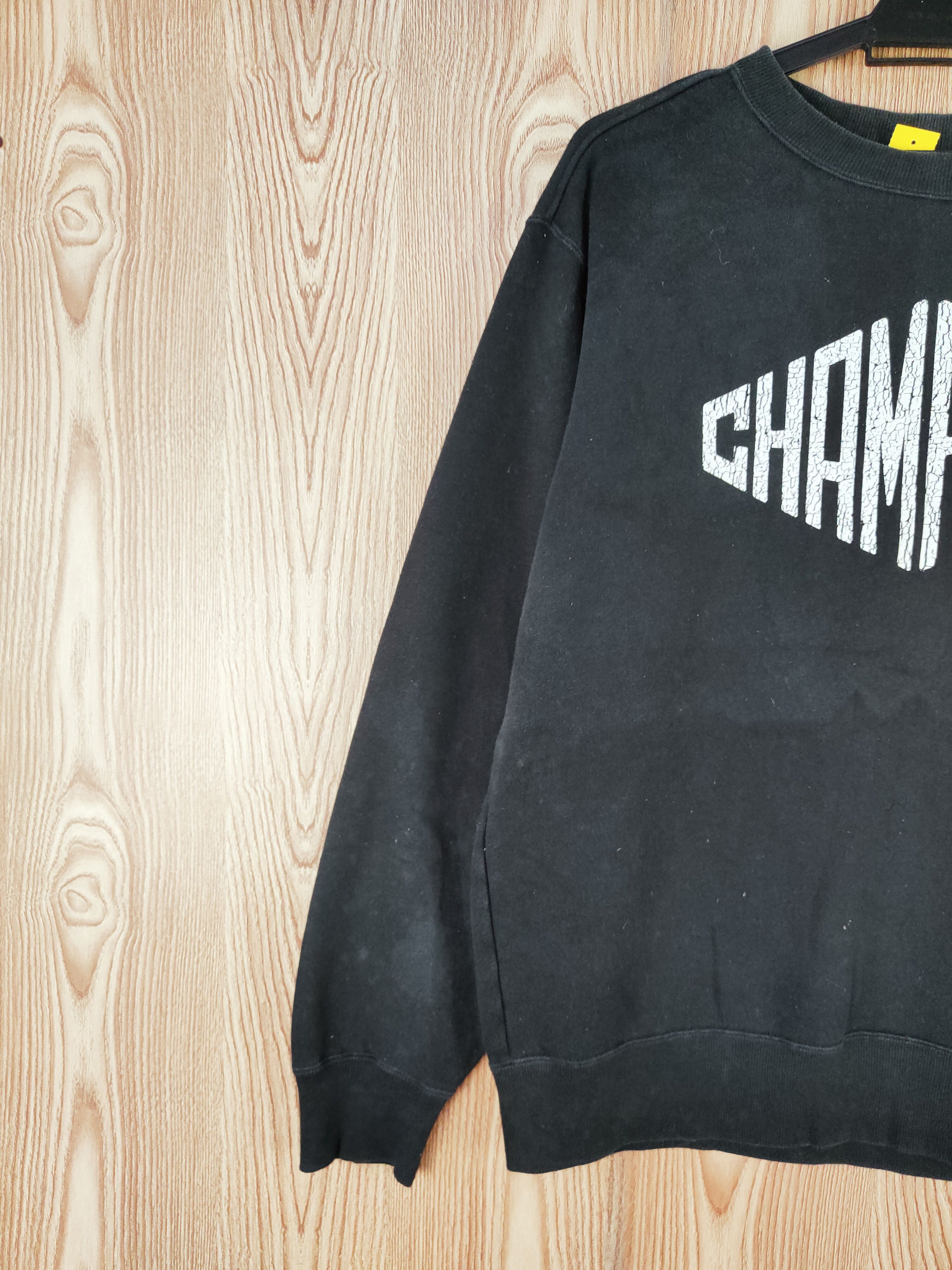 Champion × Vintage Champion Black Faded Sweatshirts #W255 Size US L / EU 52-54 / 3 - 4 Thumbnail