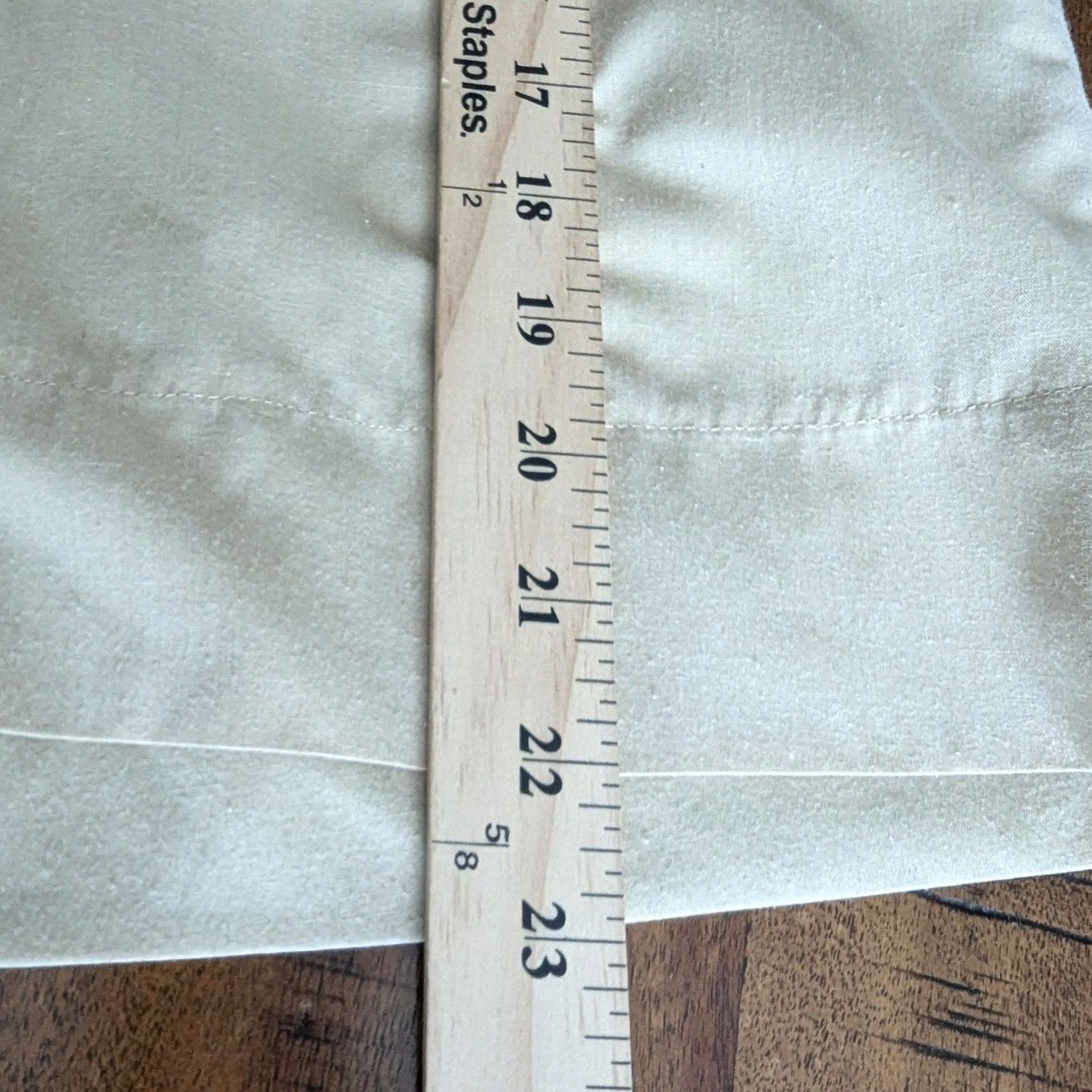 Haband VINTAGE Haband Button Up Top Tan 3/4 Sleeve Blouse Sz L Beige Cotton Blend Women's Shirt, Casual, Workwear, 90s? Size L / US 10 / IT 46 - 6 Thumbnail