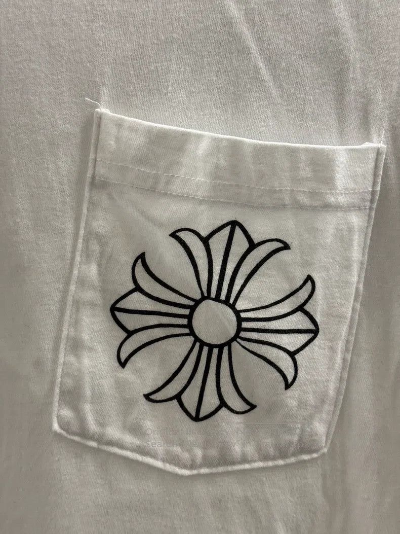 Chrome Hearts CHROME HEARTS Size S White Sanskrit Cross Short Sleeve Size US S / EU 44-46 / 1 - 3 Thumbnail
