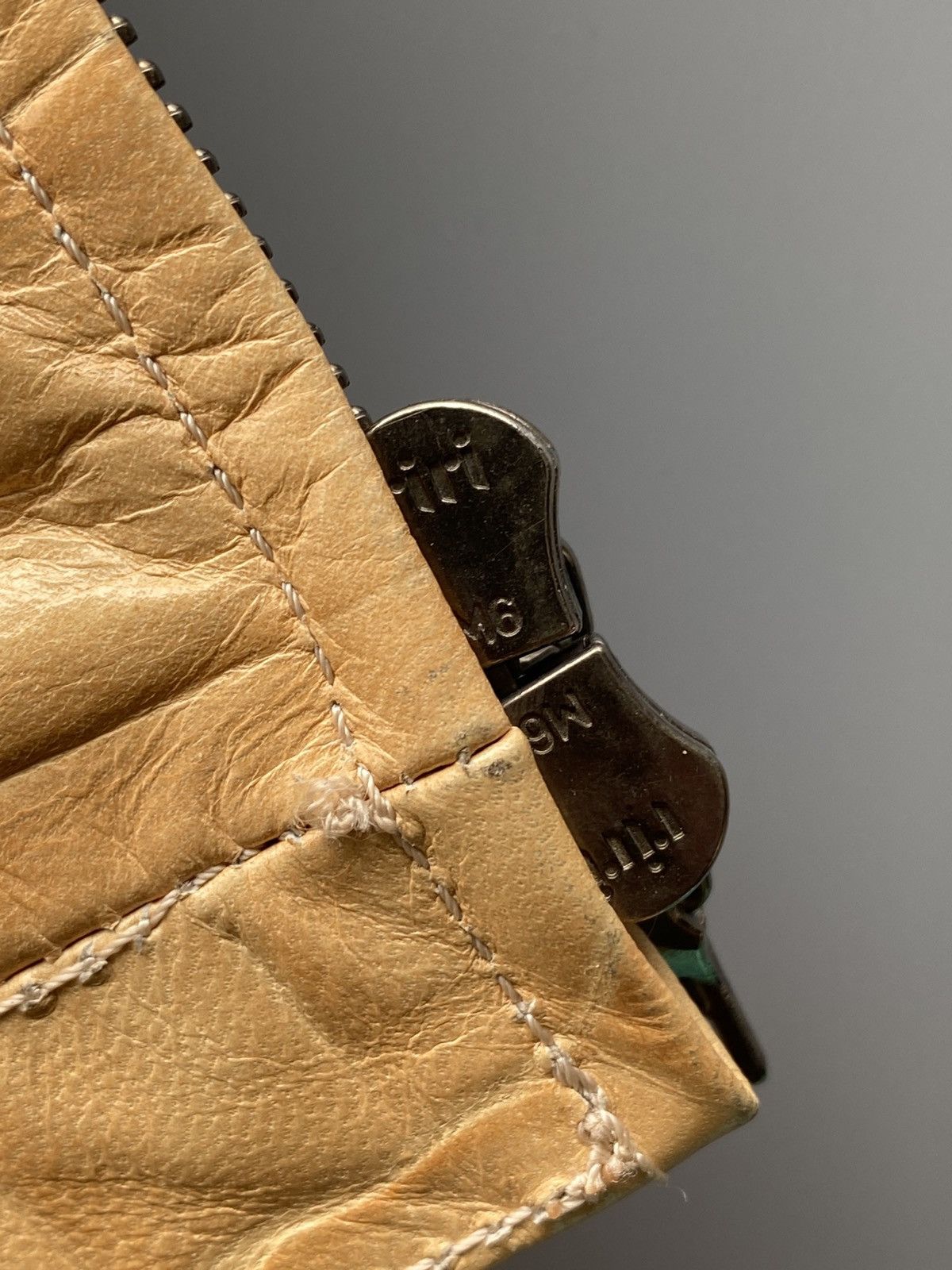 KEITAMARUYAMA 2000s Embossed Croc Effect - Leather Trucker Jacket Size S / US 4 / IT 40 - 10 Thumbnail